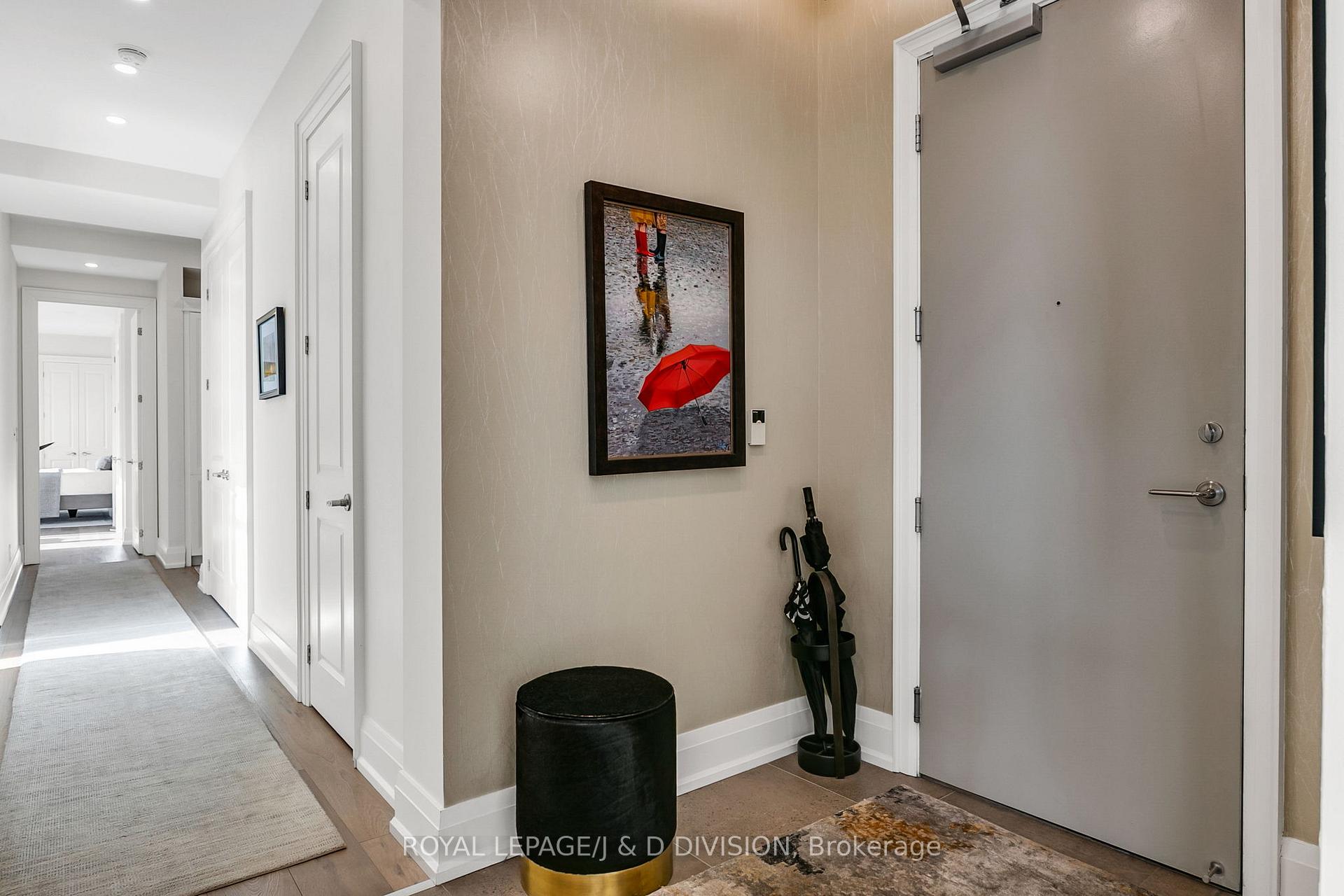 Bedroom wing to the right of the foyer