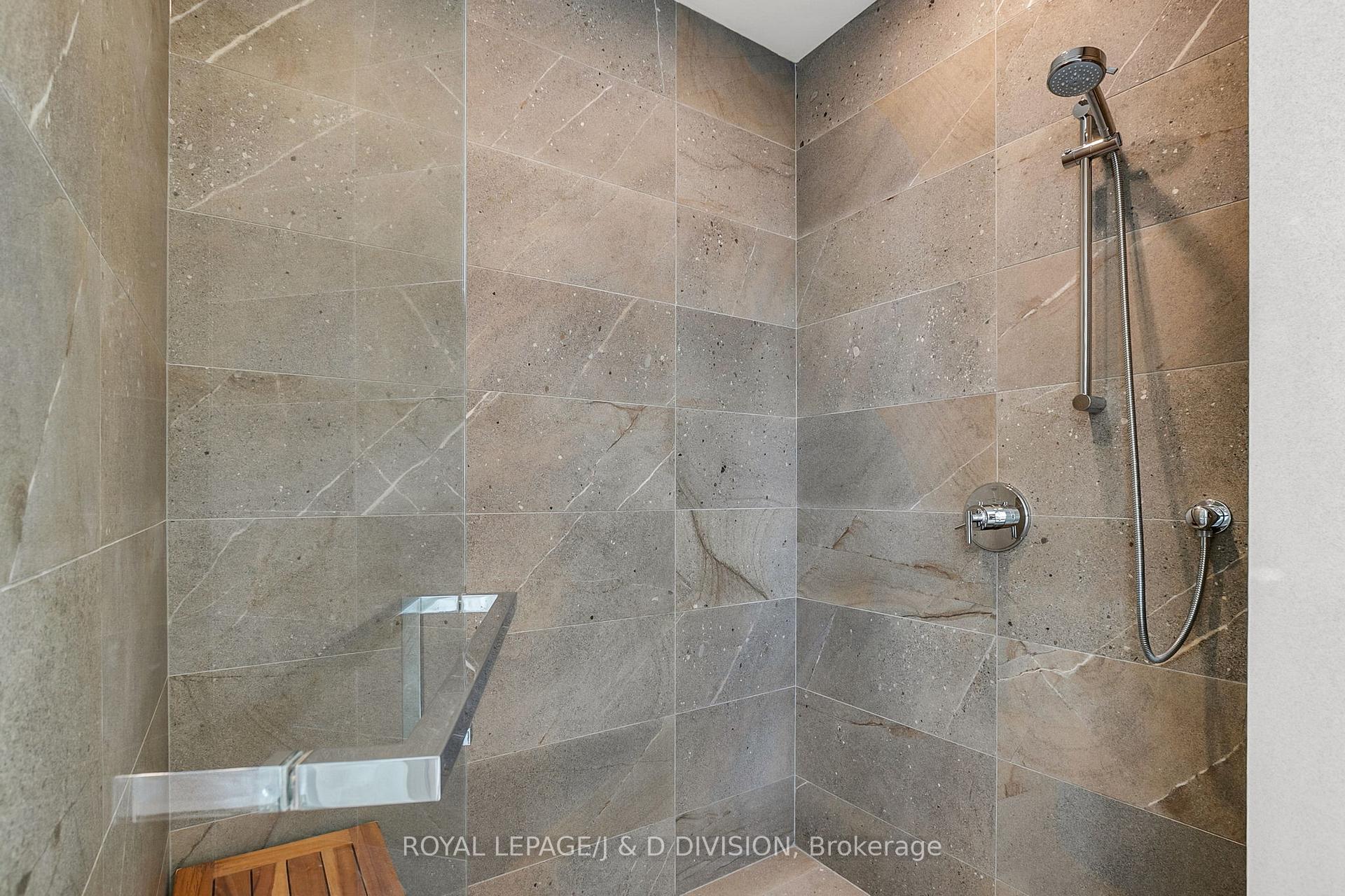 Huge walk-in shower