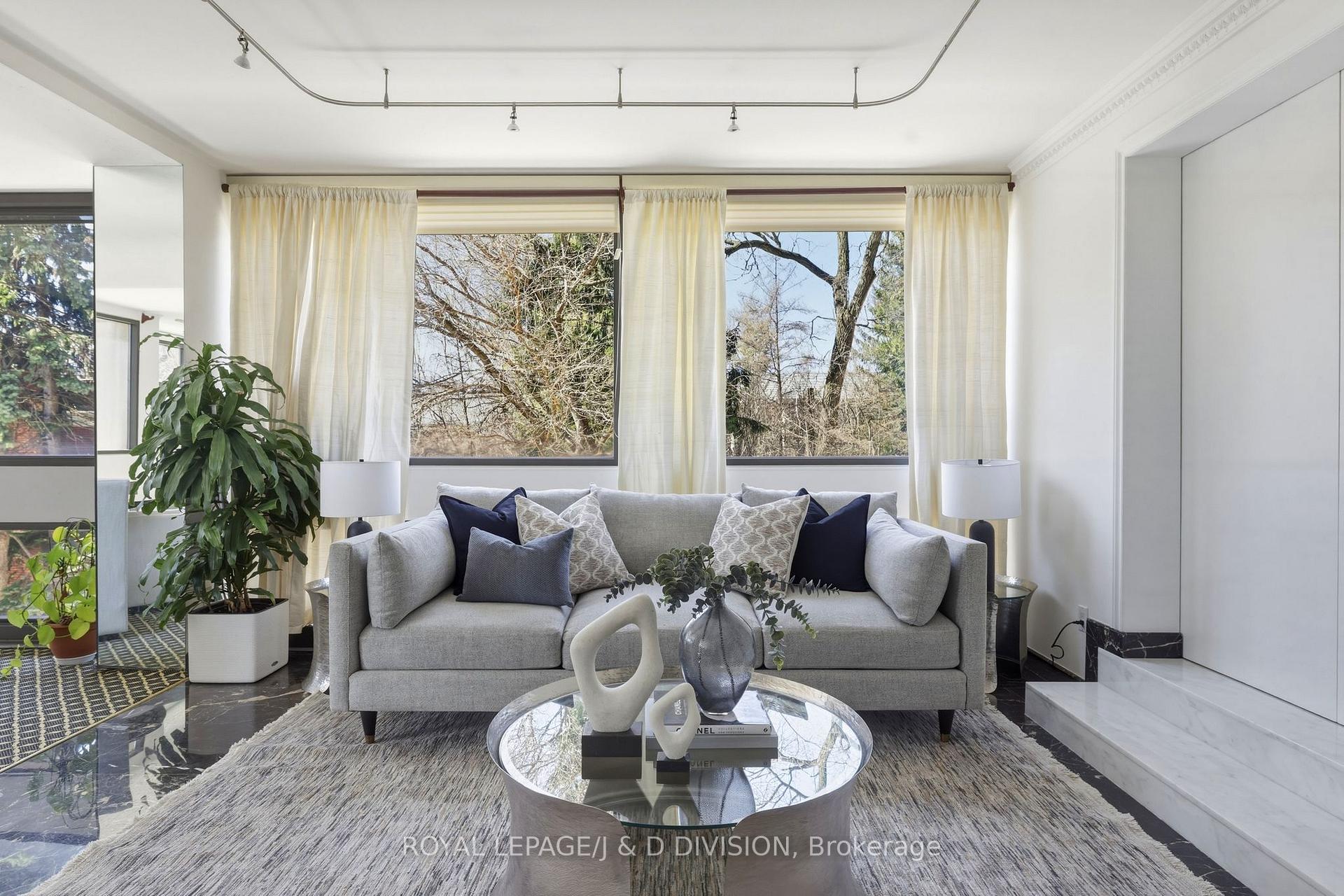 Serene views in Living Room