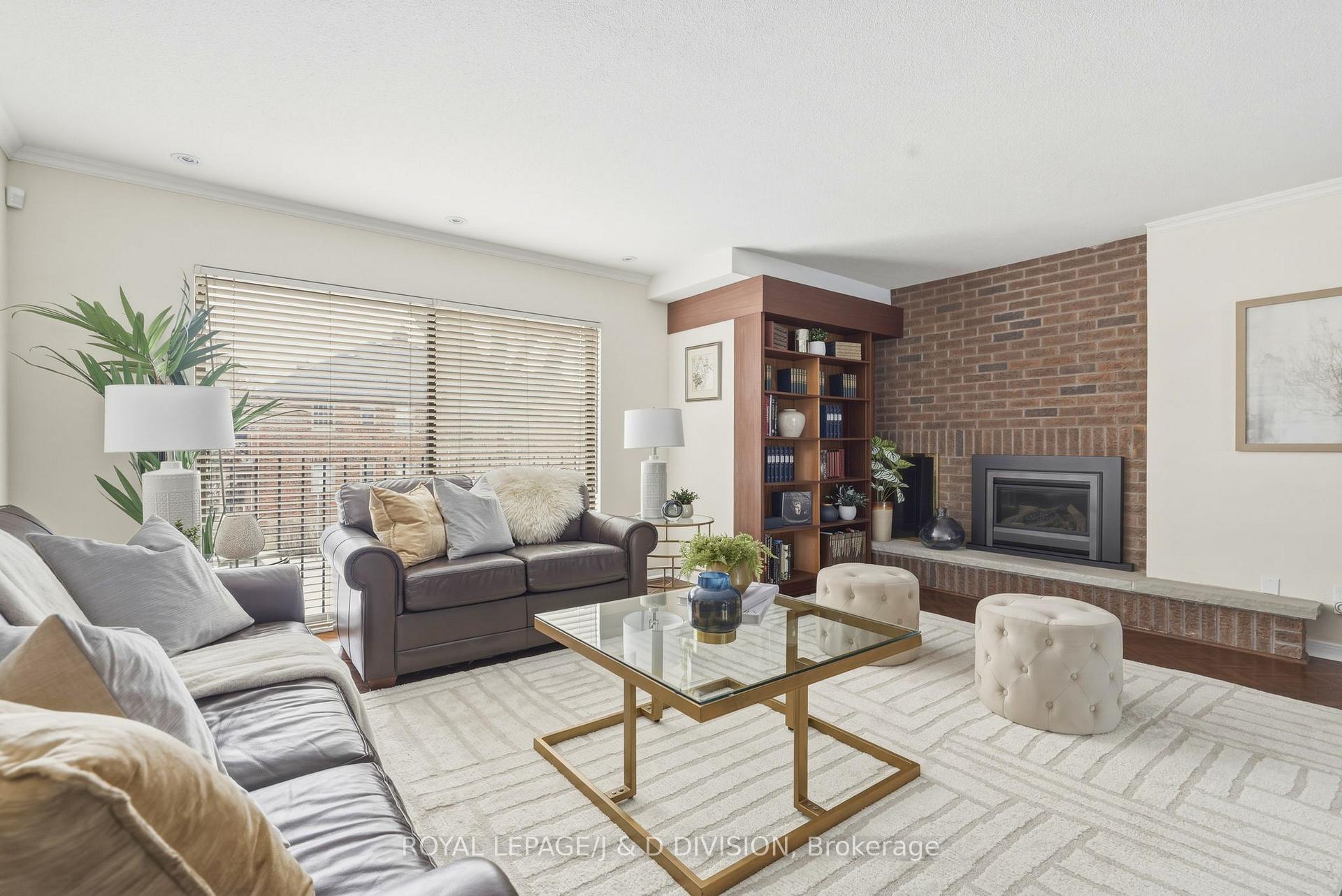 Large Window / Gas Fireplace