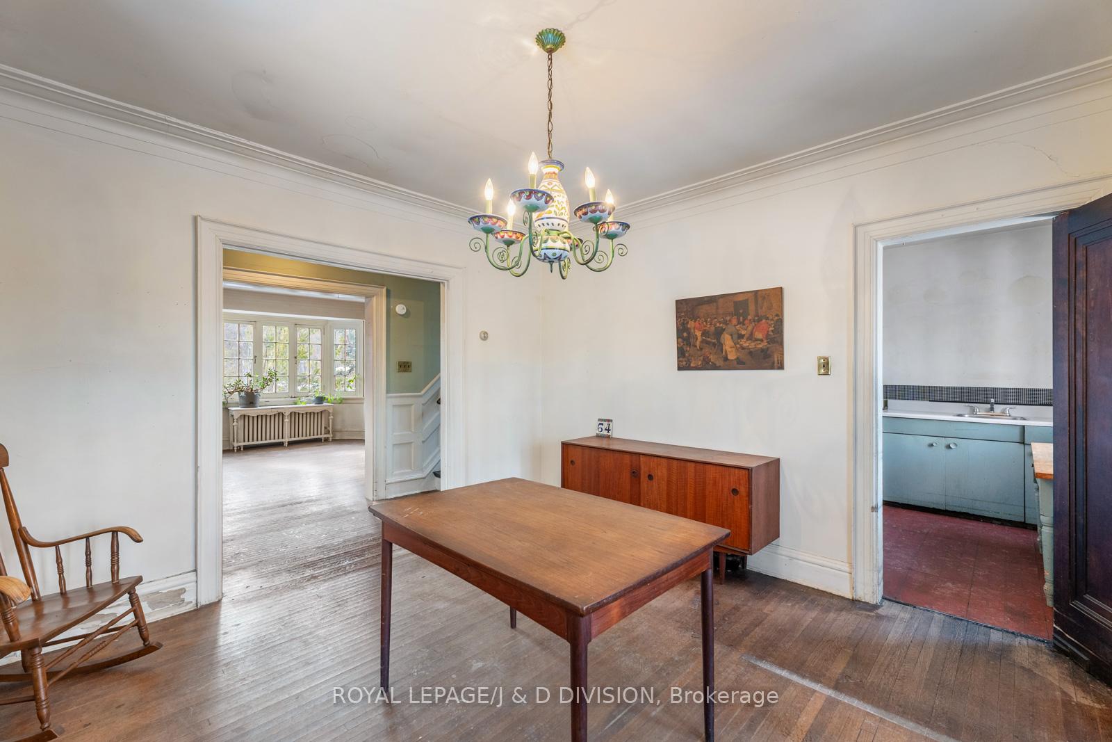 Dining Room looking to Living Room and Kitchen