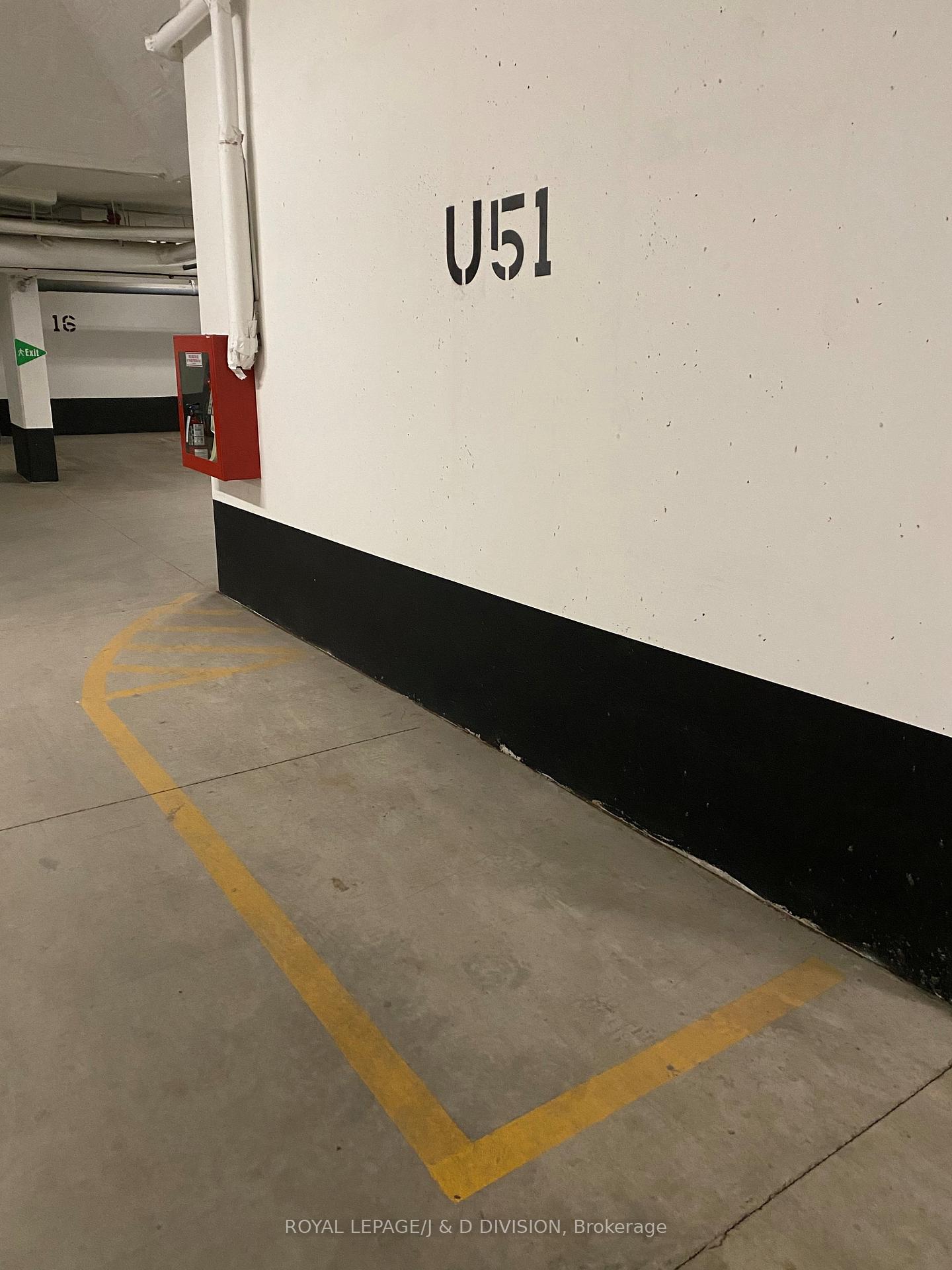 Motorcycle parking spot