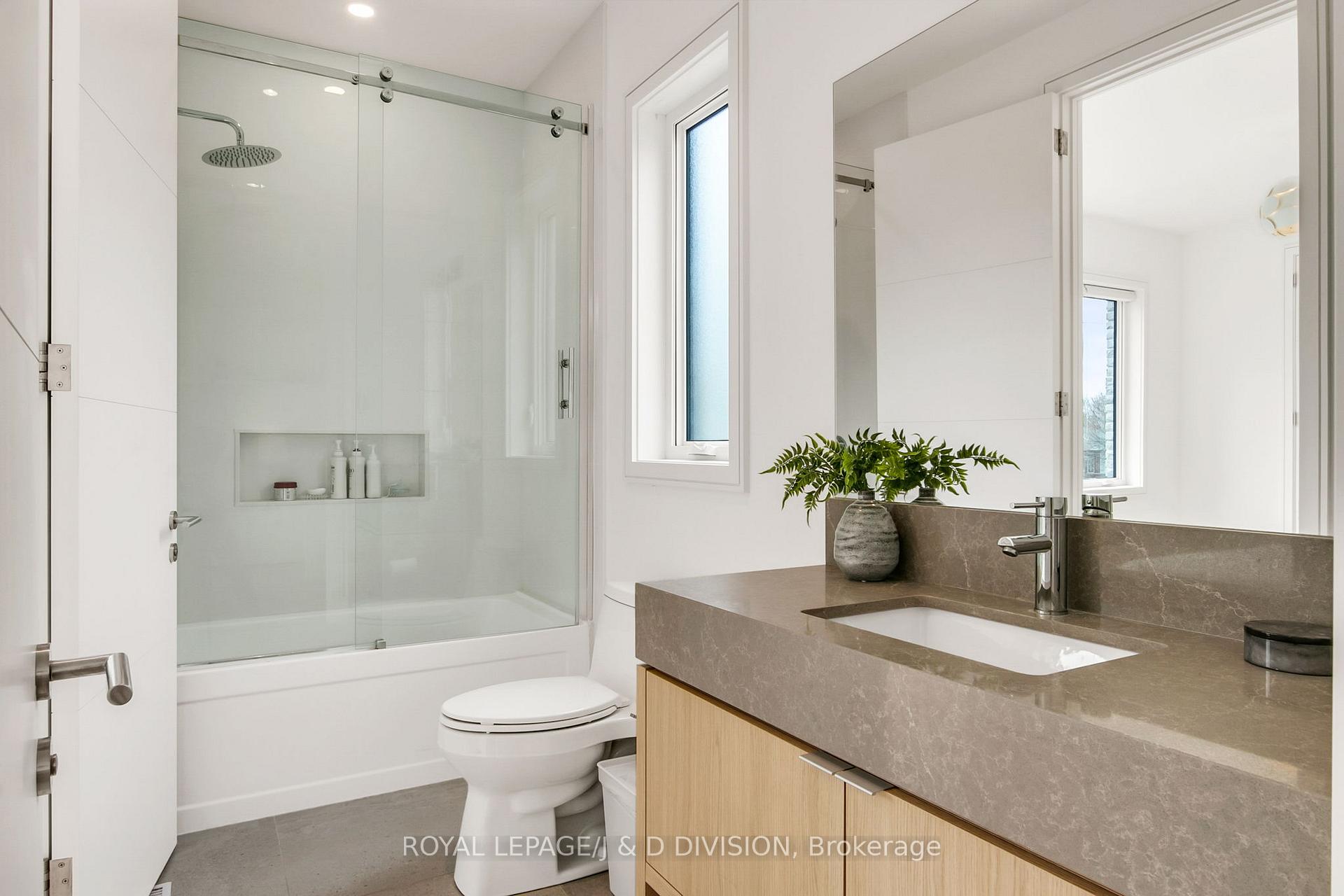 3 Piece Shared Bathroom with  #3 and #4 Room
