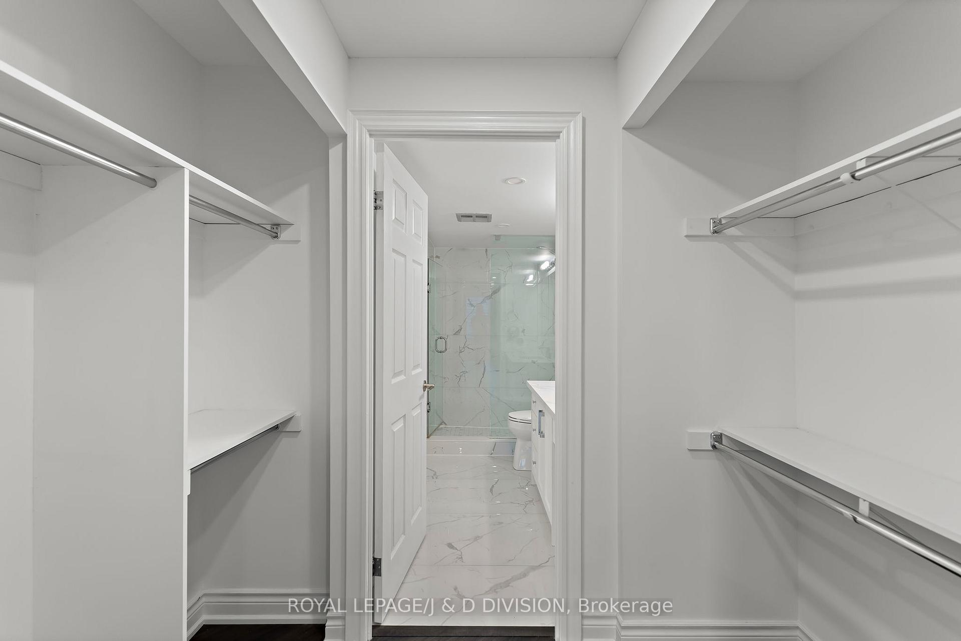 Walk-through closets to Primary Ensuite