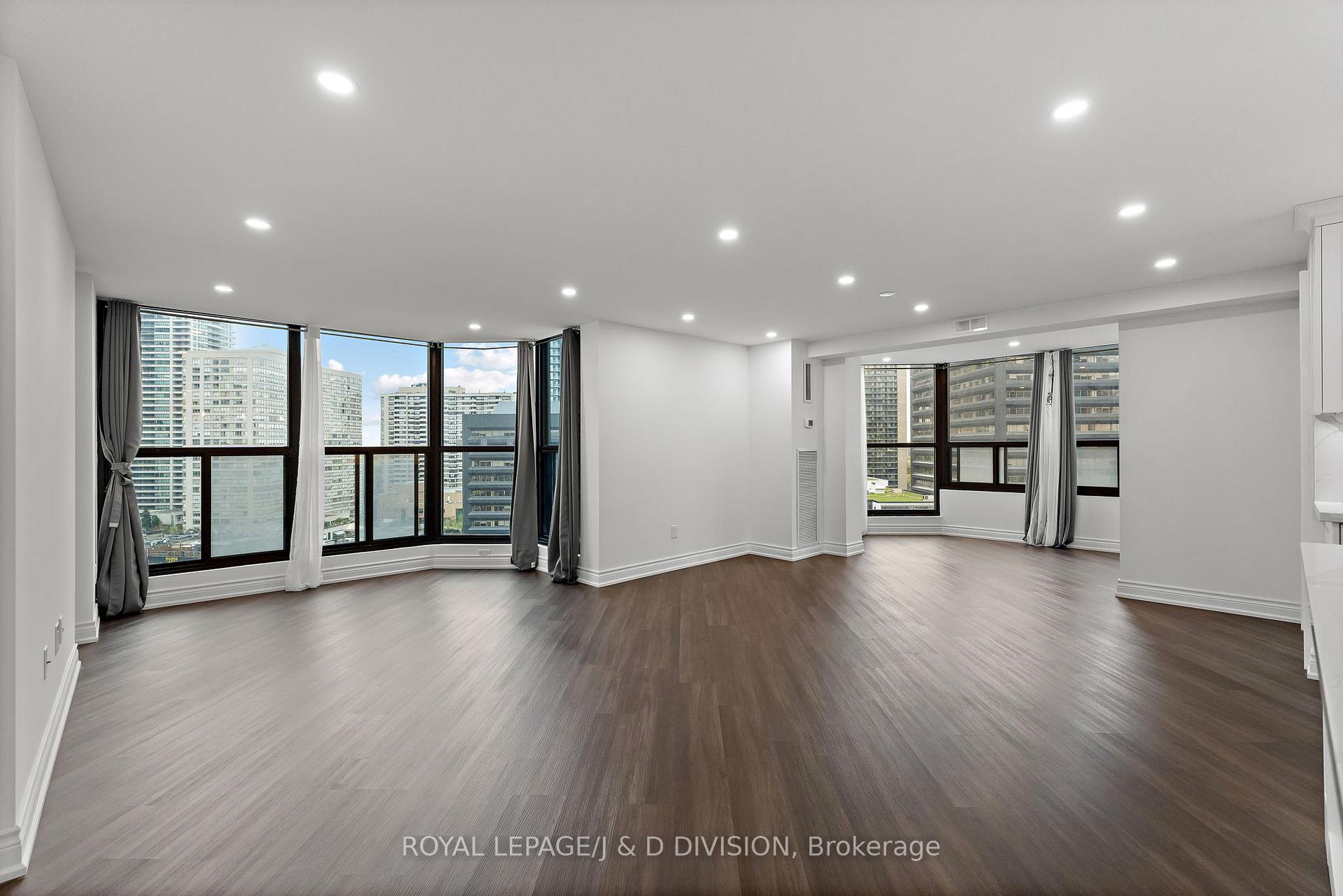 Living area surrounded with light (Den at right)