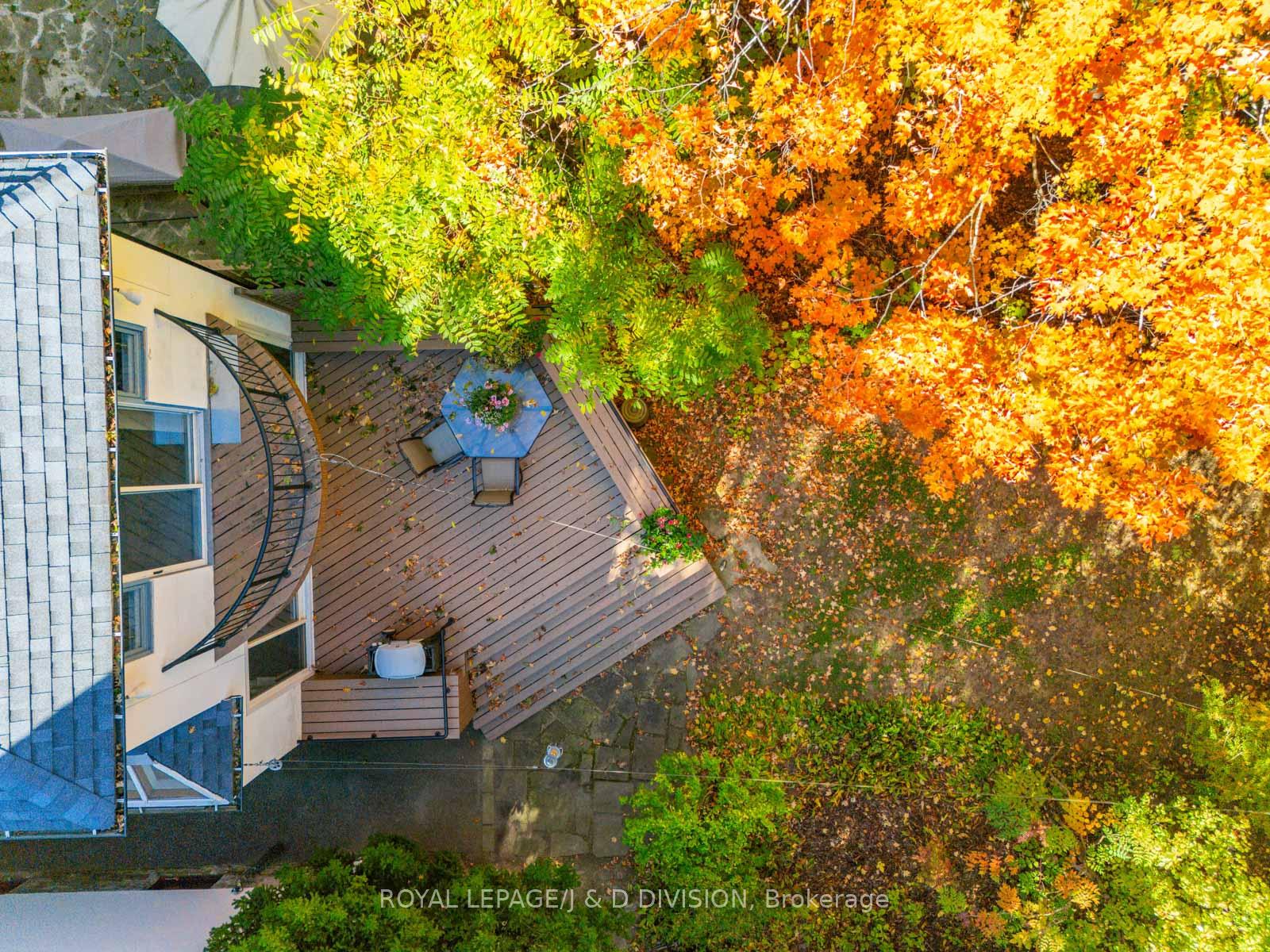 Spacious deck