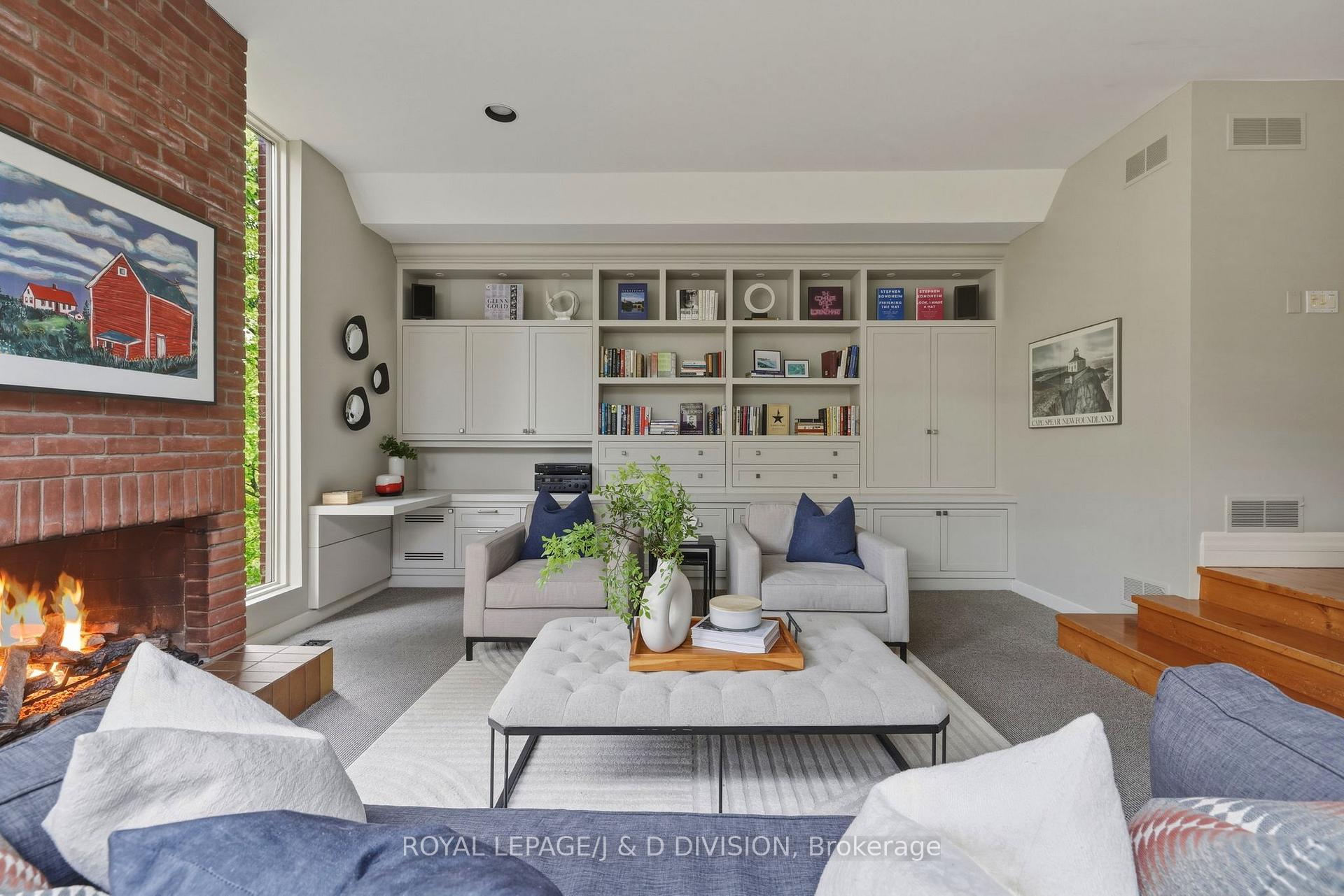 Family Room built in storage