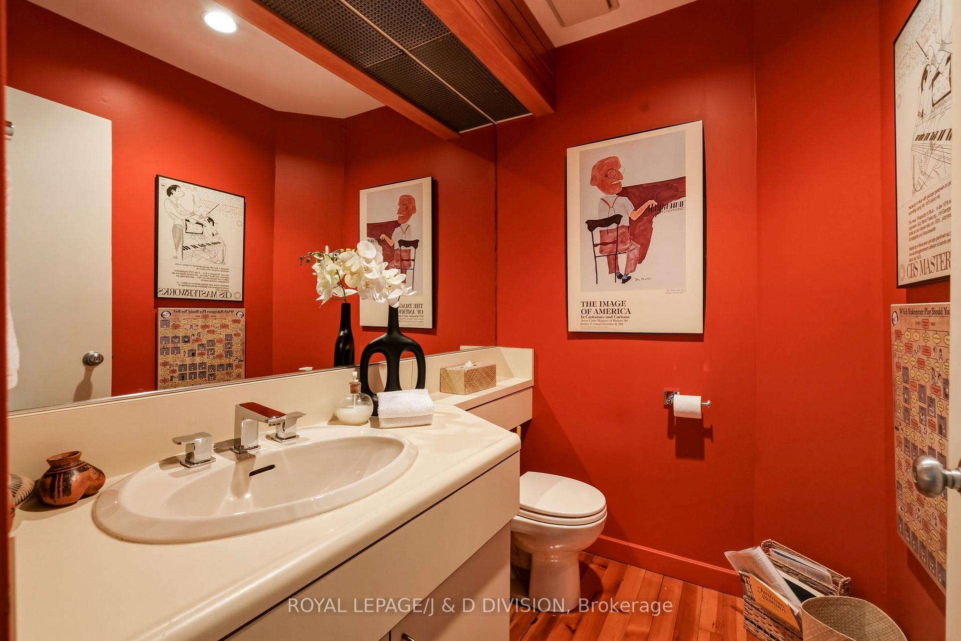 Powder Room off Family Room / Kitchen