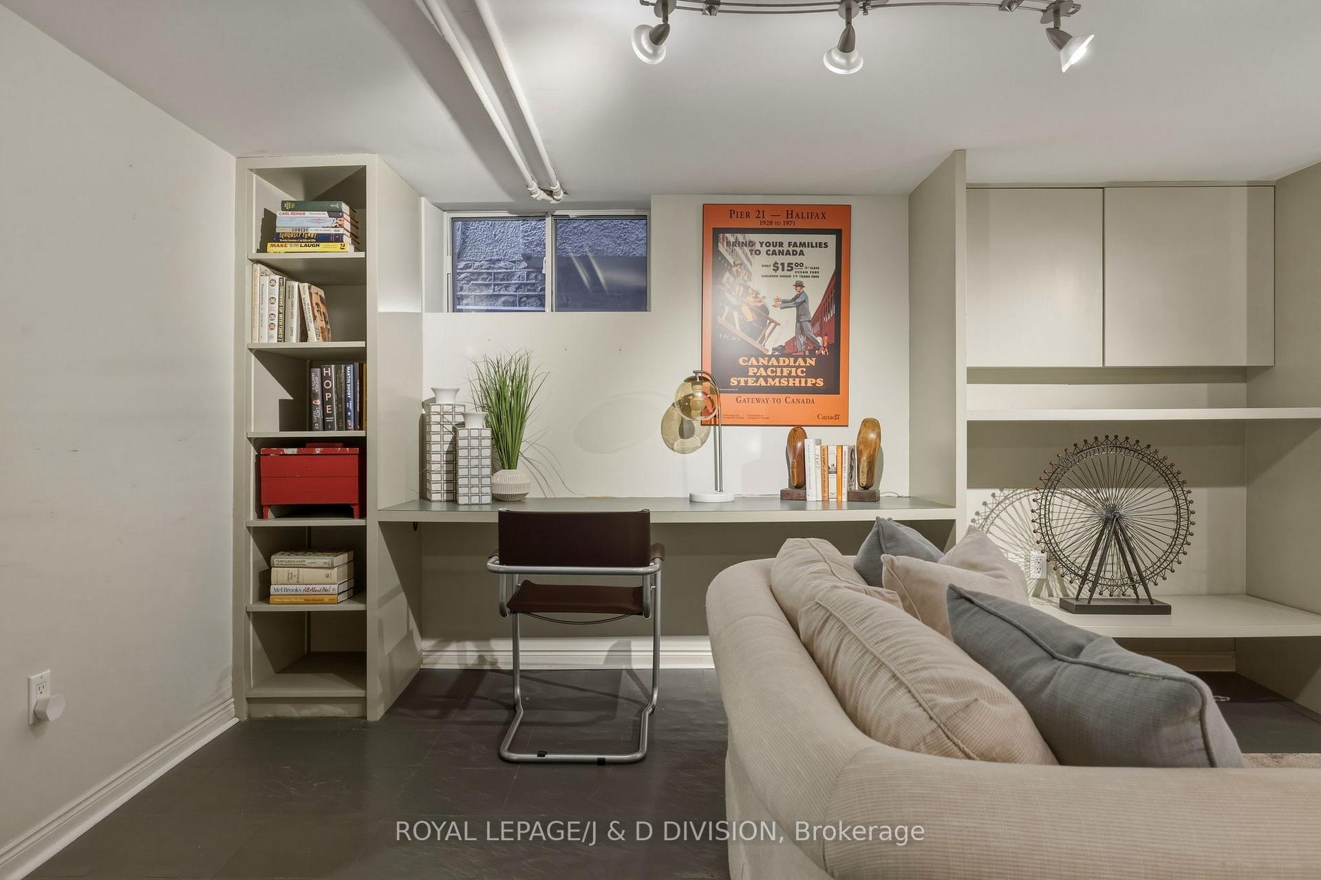 Lower Level Office area in Recreation Room