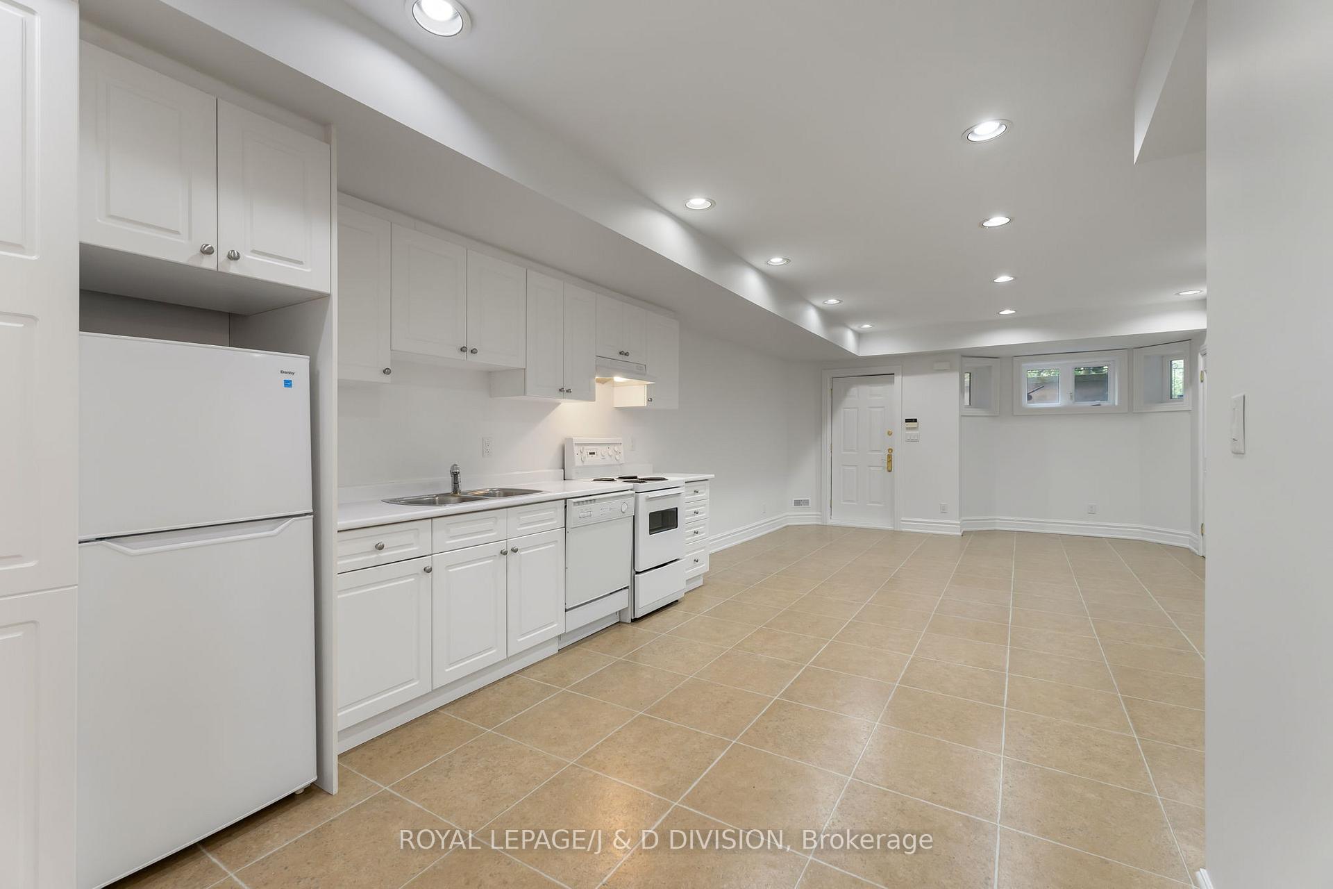 Lower Level: Open Concept Kitchen / Living