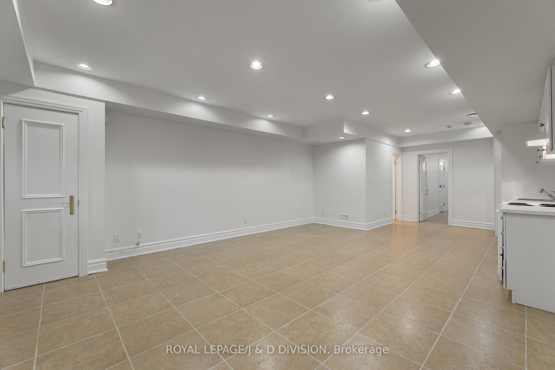 Lower Level: High Ceilings