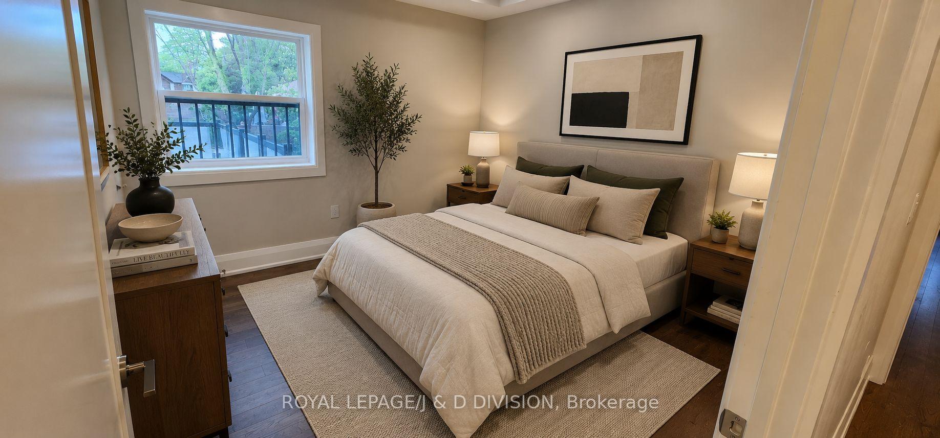 Virtualy Staged Second Bedroom