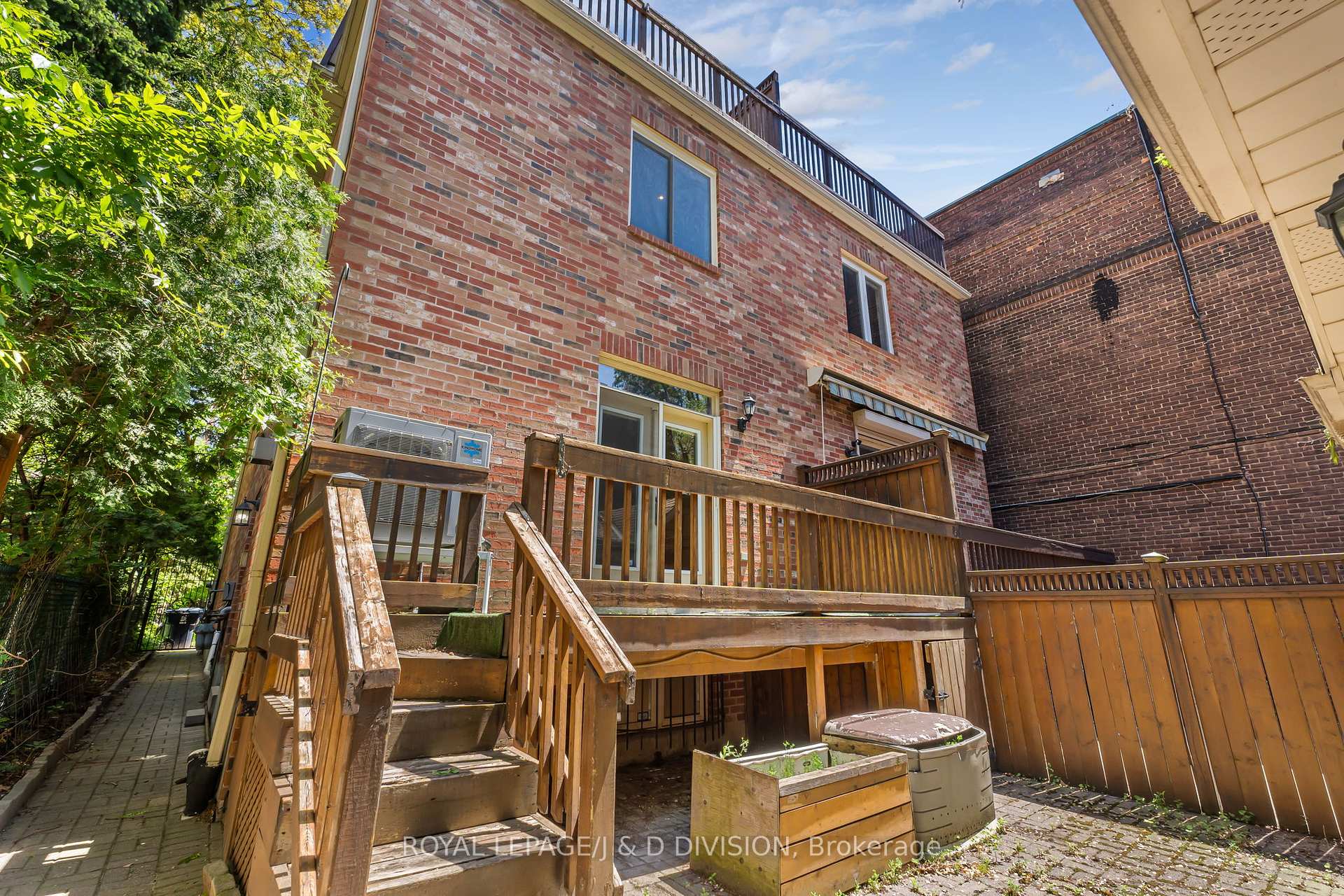 Views of Back Deck from Patio