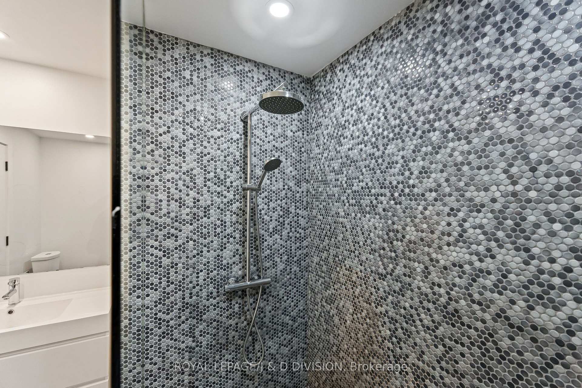 Lower Level: Custom tile in Ensuite