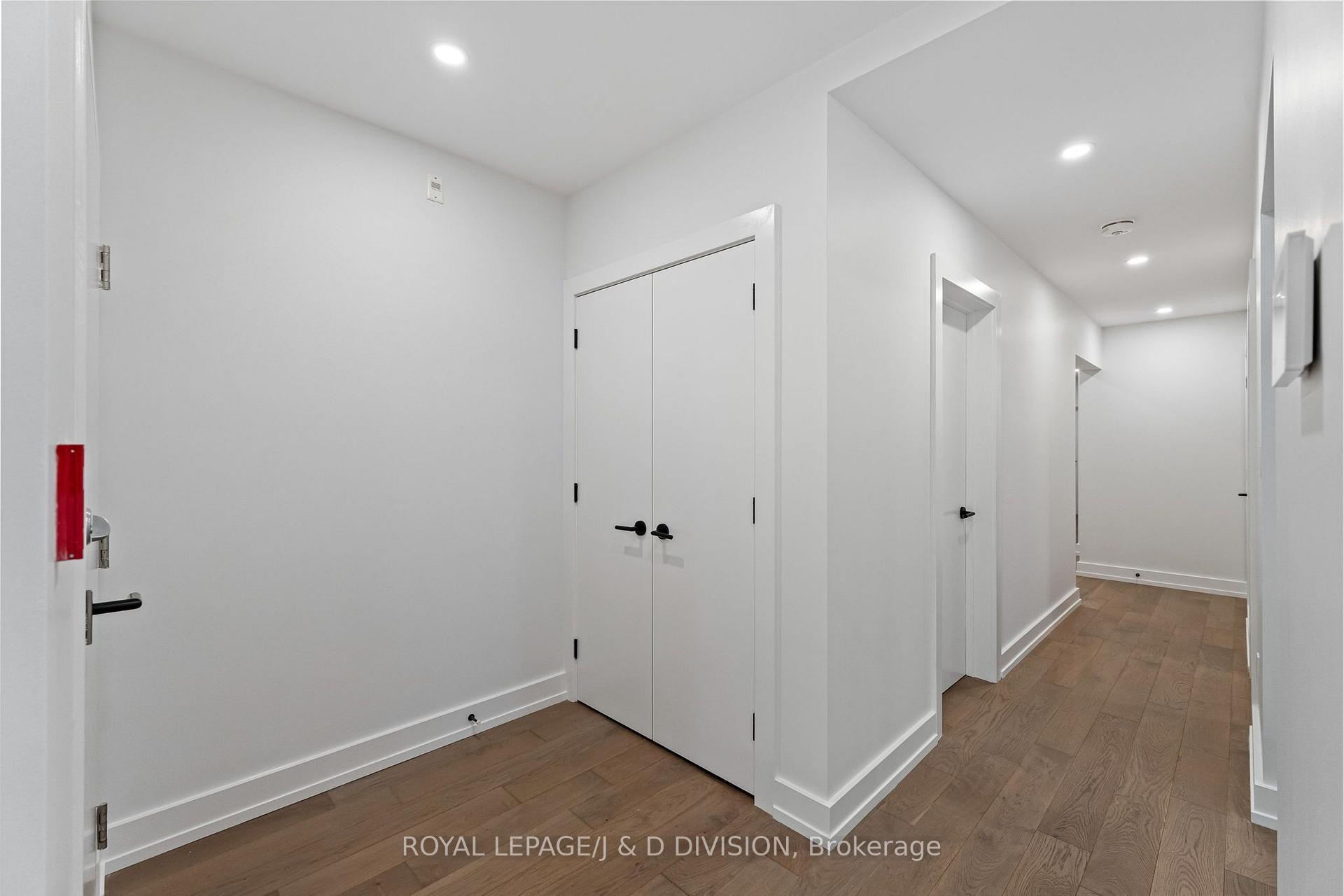 Double Closets in entry hallway