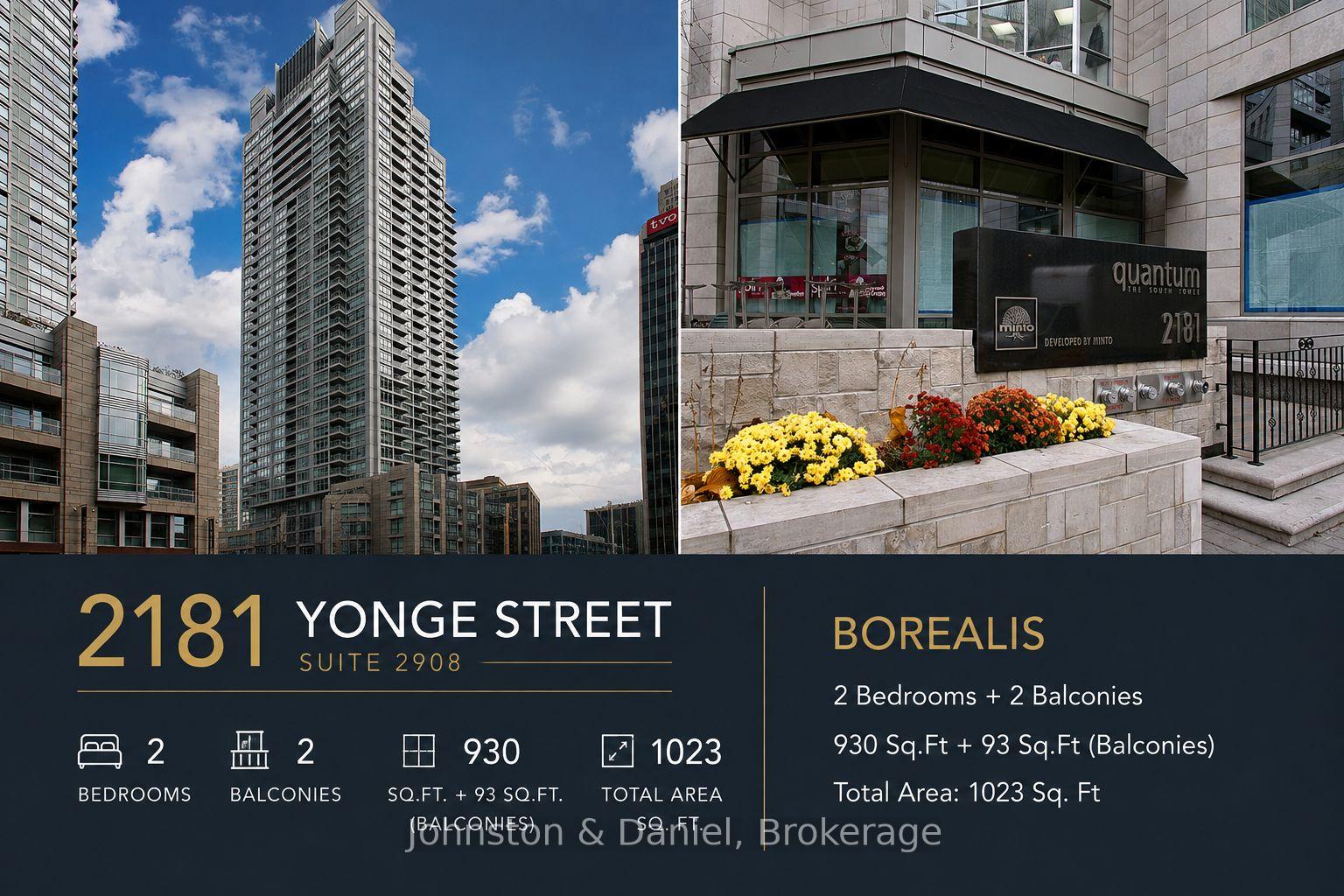 2181 Yonge Street #2908, Toronto, ON, M4S 3H7