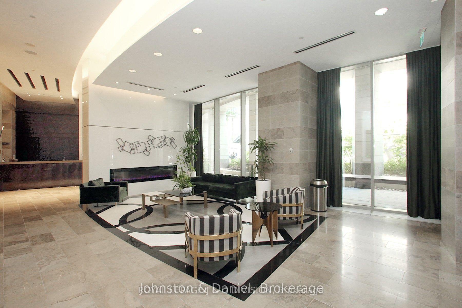 Building lobby and concierge