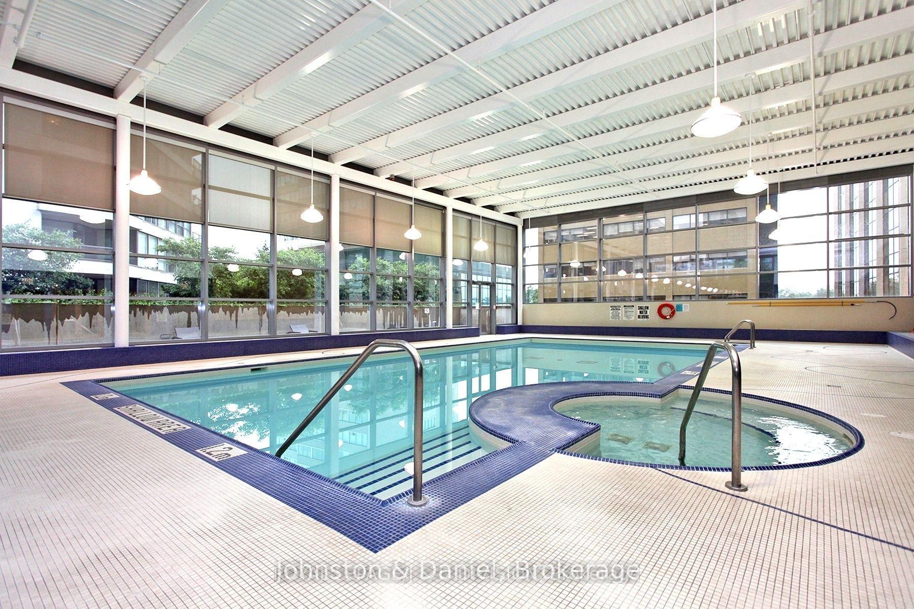 Indoor pool and hot tub