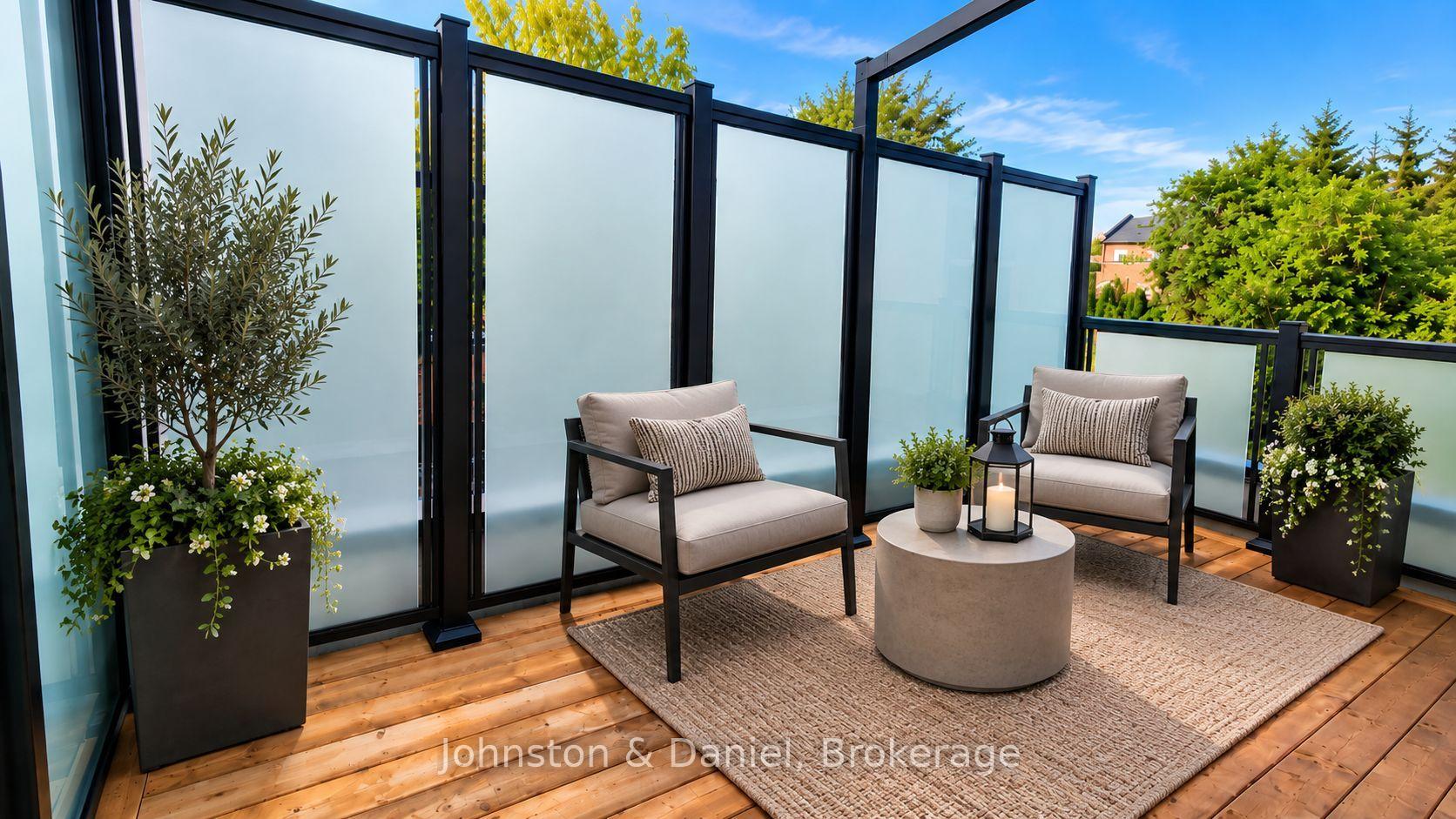 Virtually Staged Sun Deck
