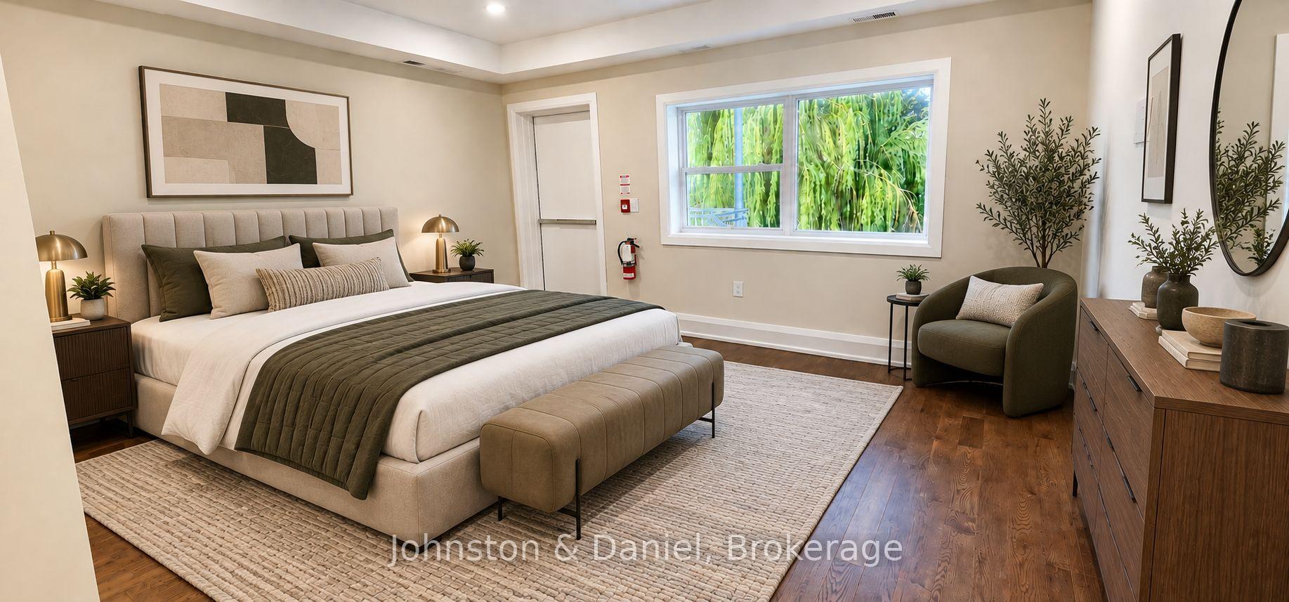 Virtually Staged Primary Bedroom