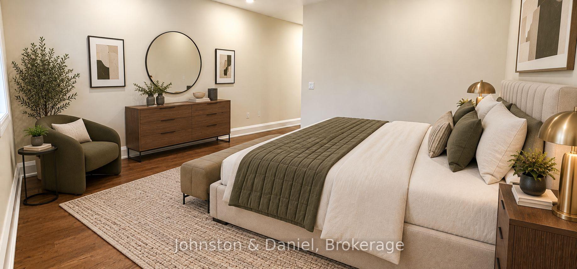 Virtually Staged Primary Bedroom