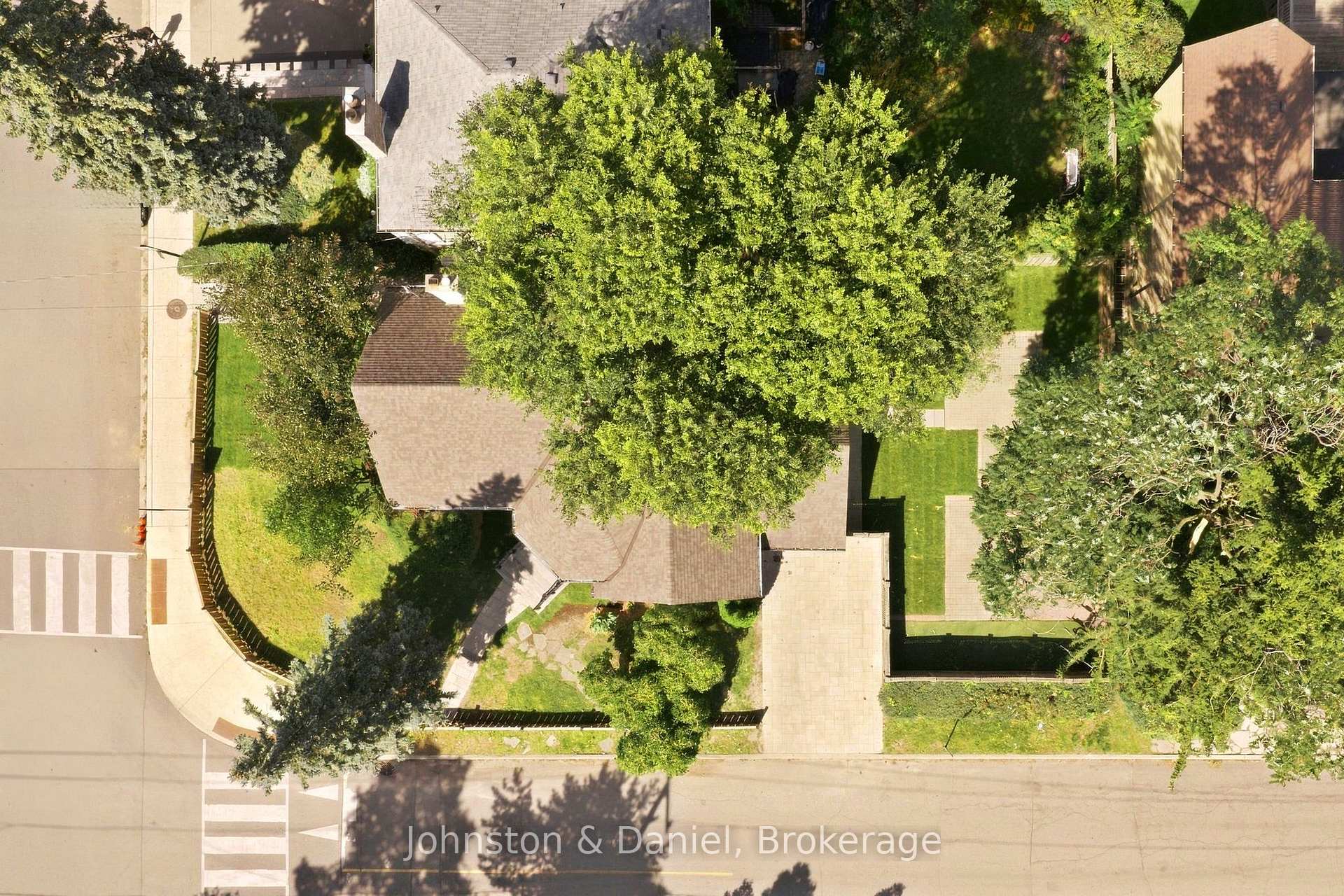 Aerial view of property