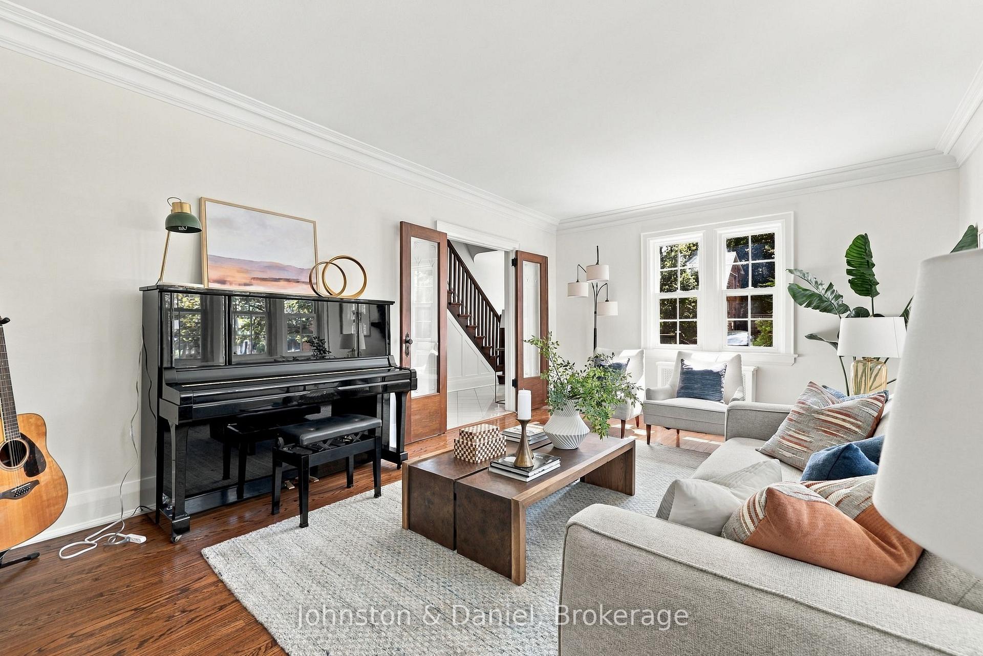 Beautiful double doors into Living Room