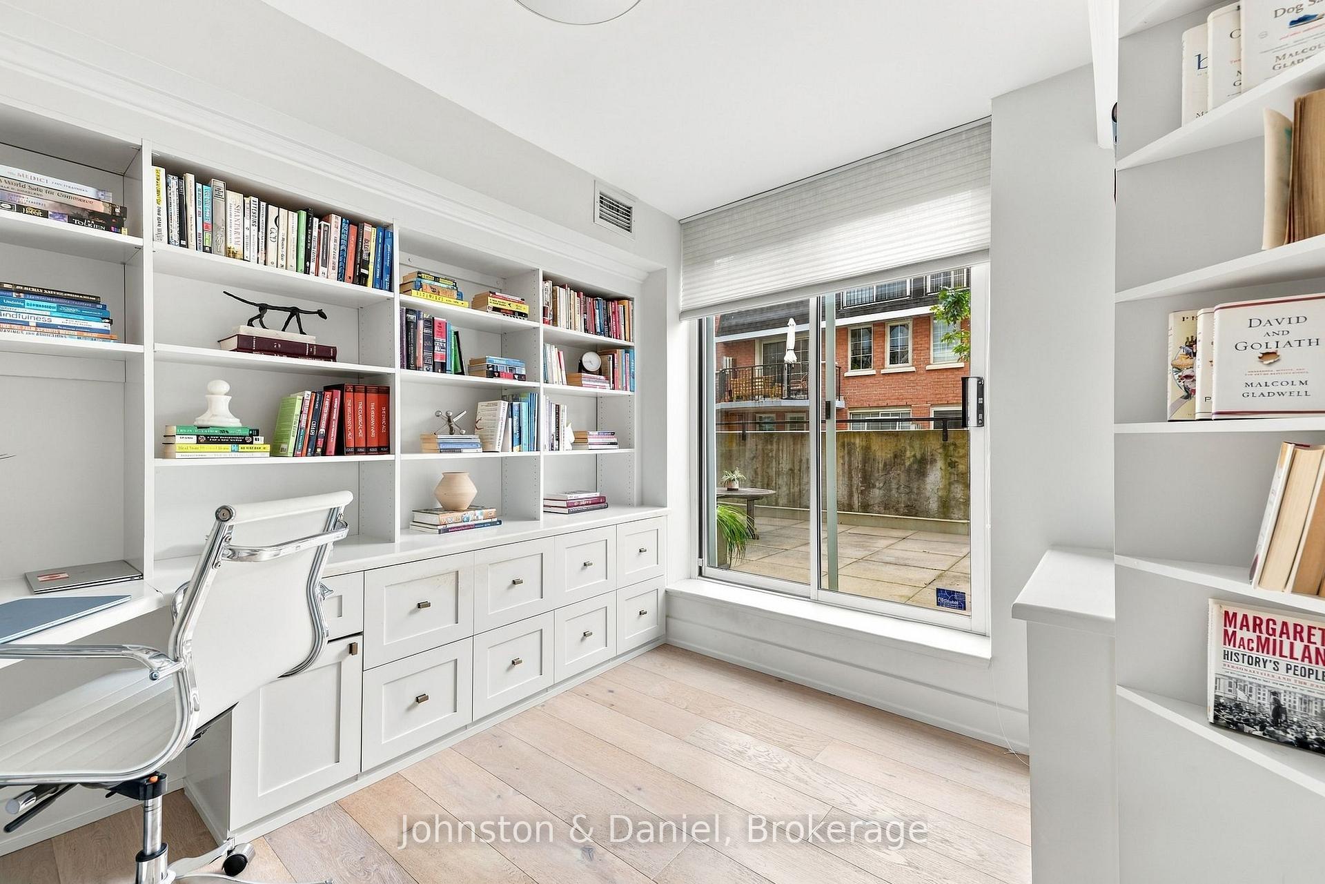 Office with W/O to terrace
