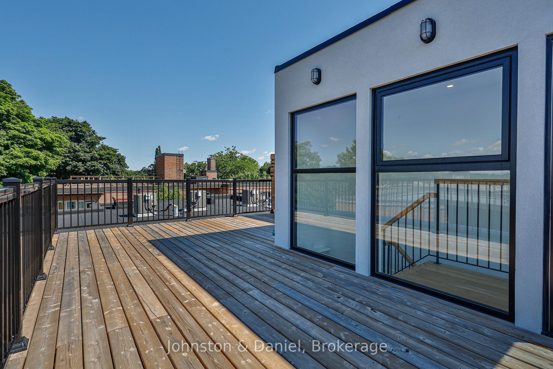 Huge wrap-around terrace