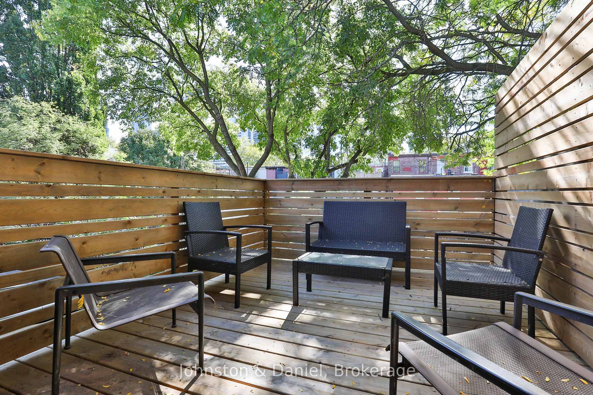 New deck (2024) accessed from Bedroom 2