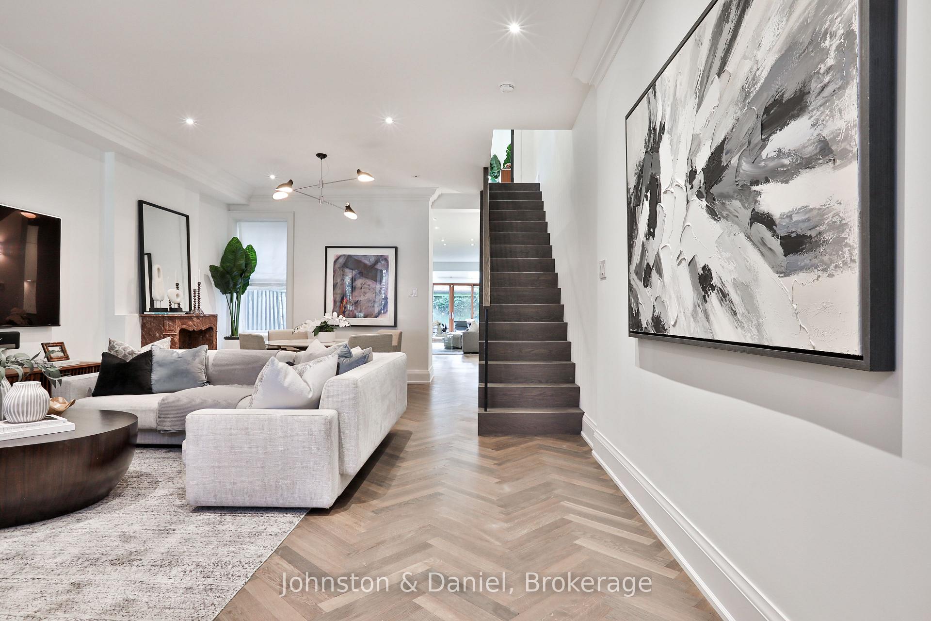 Stunning herringbone floors