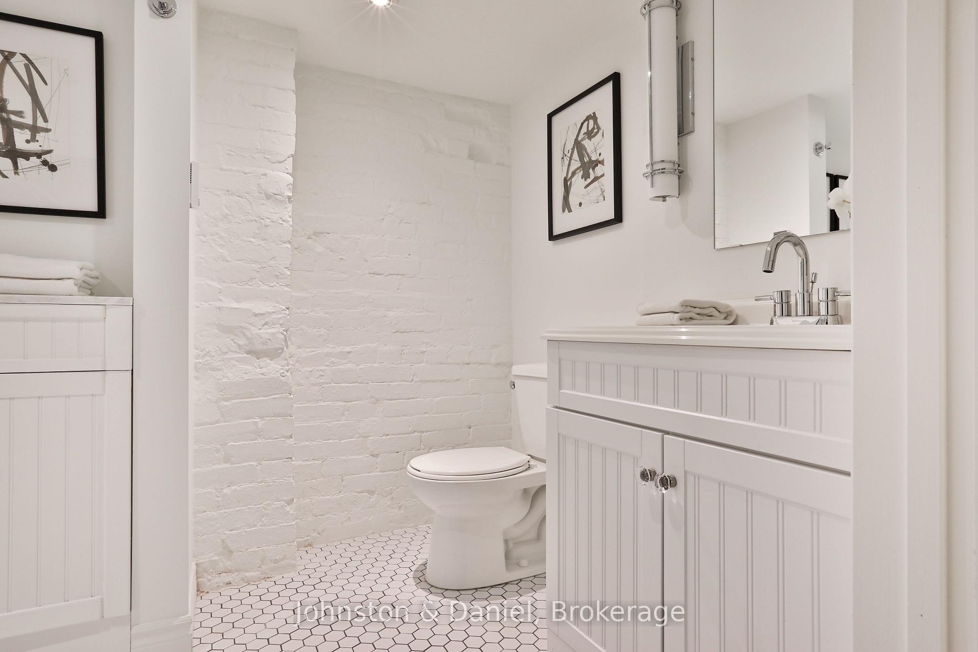 Renovated 3-piece bath with glass shower