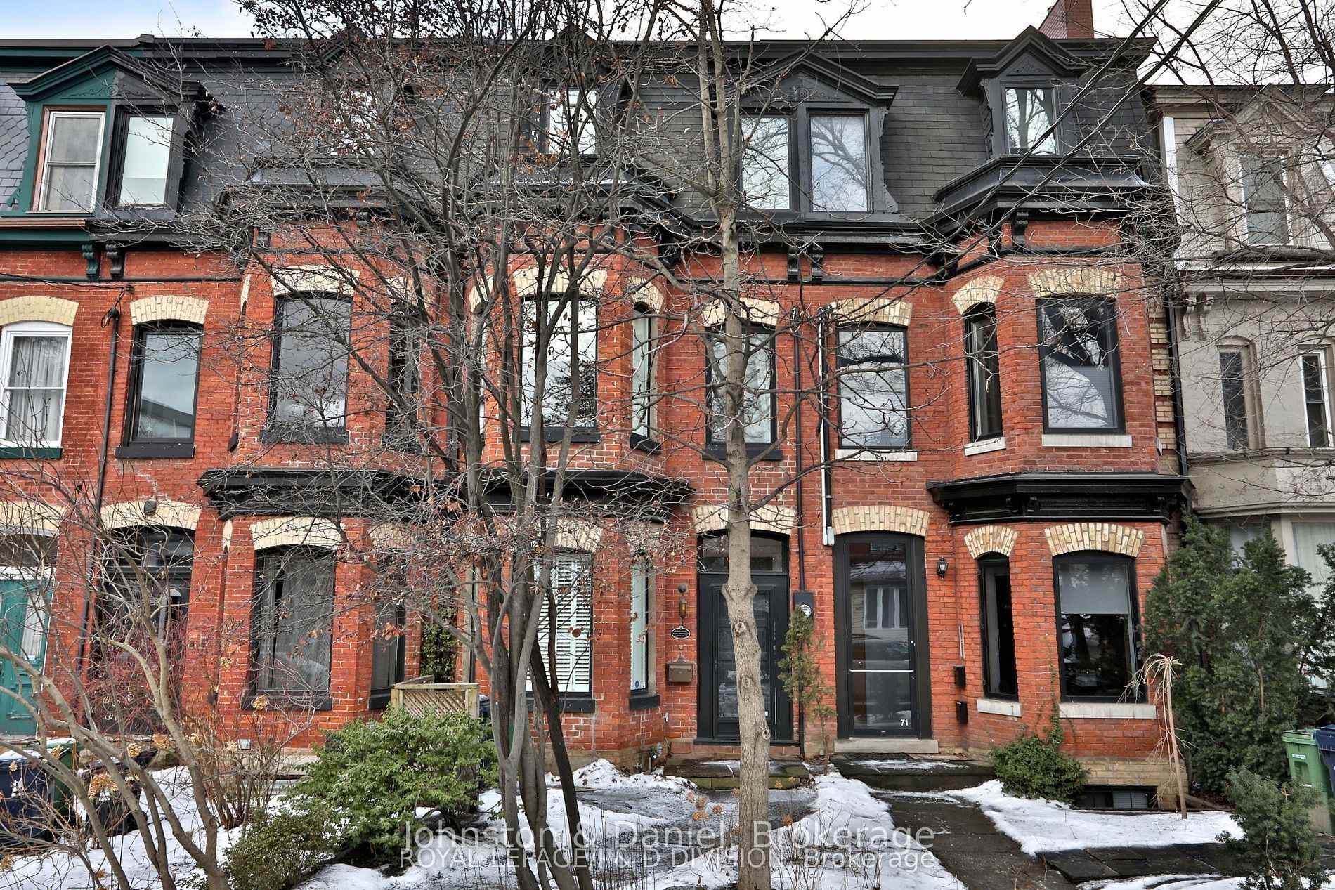 Stunning red brick façade