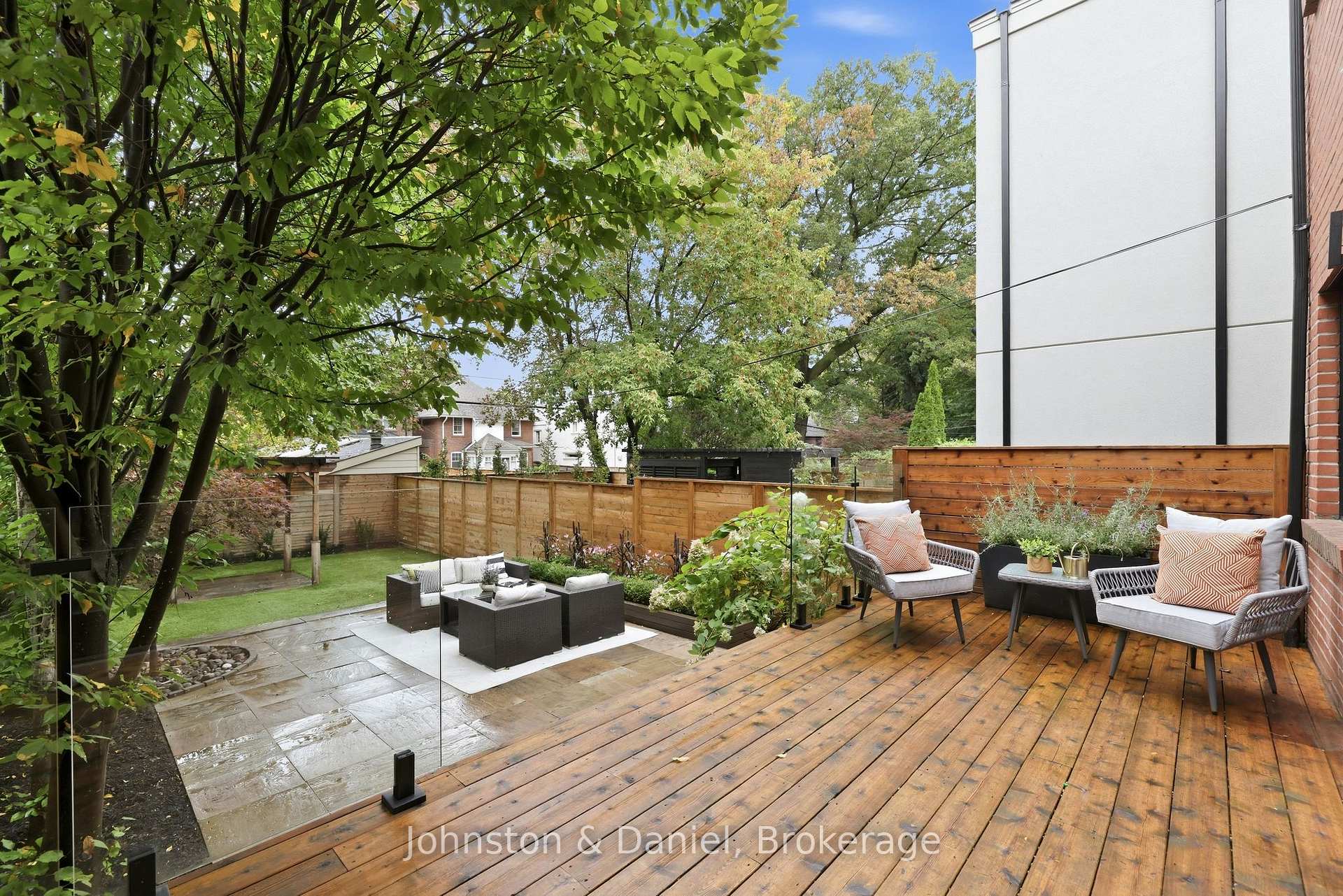 Deck off Kitchen and Family Room