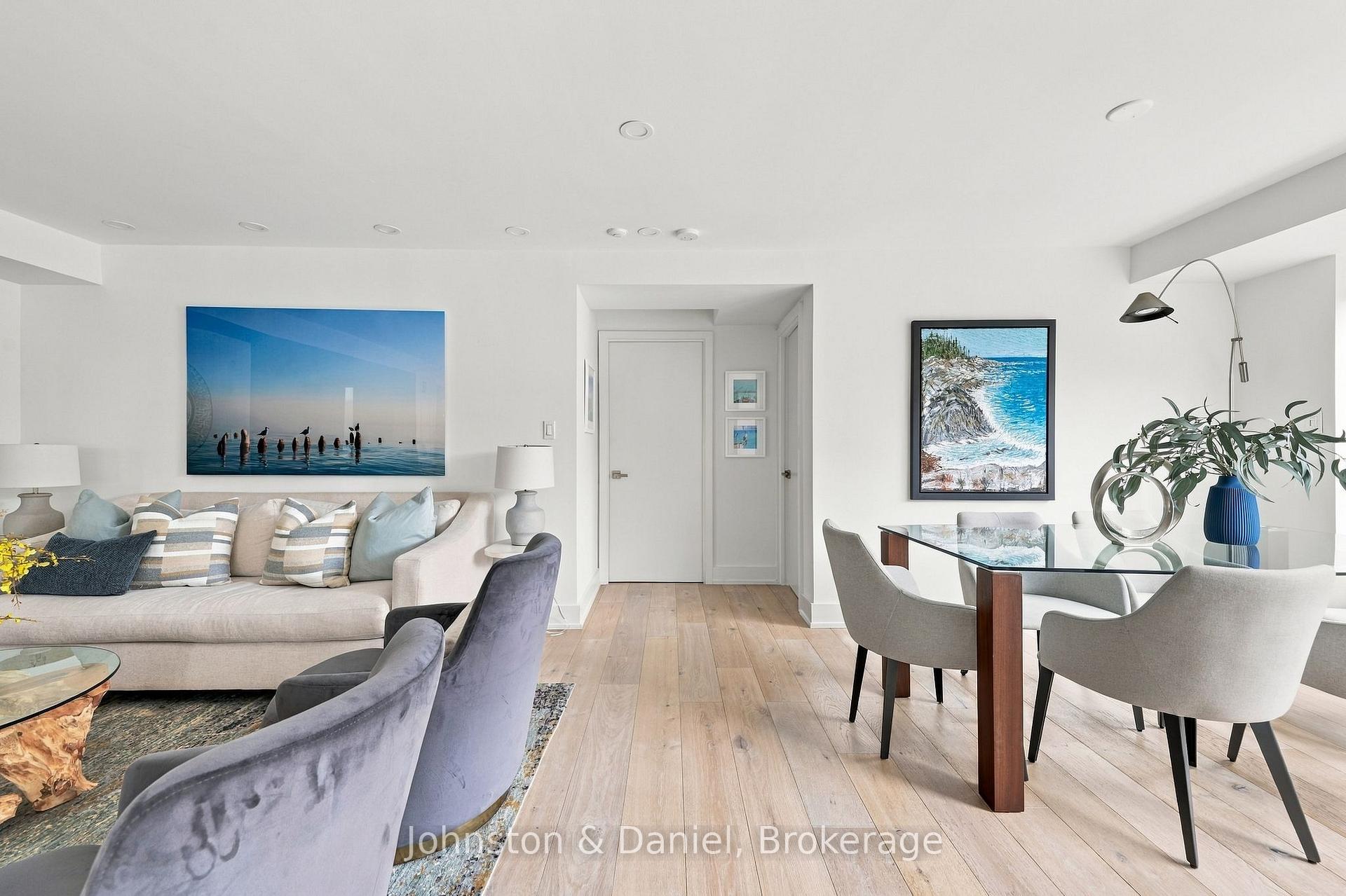 Looking through living / dining to Primary Suite