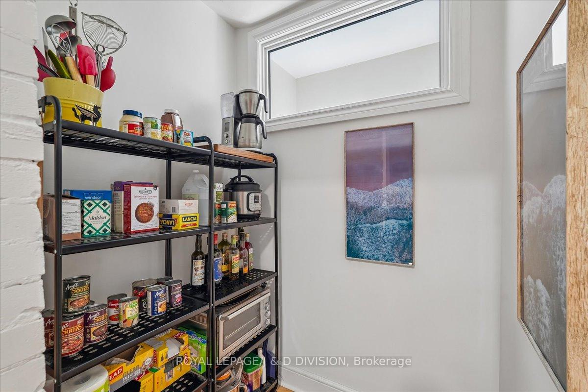 Large pantry with window