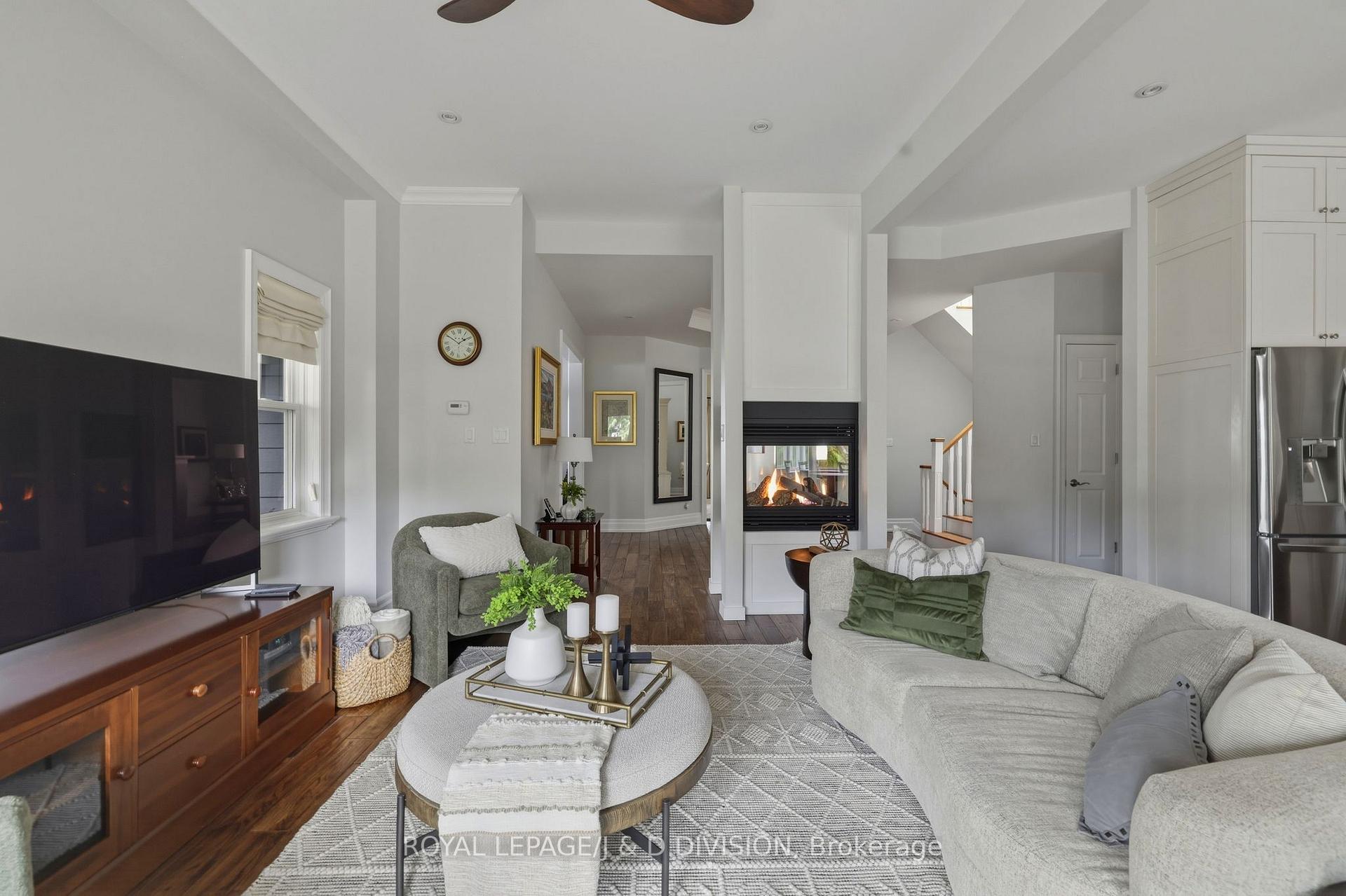 Family Room looking to Center Hall