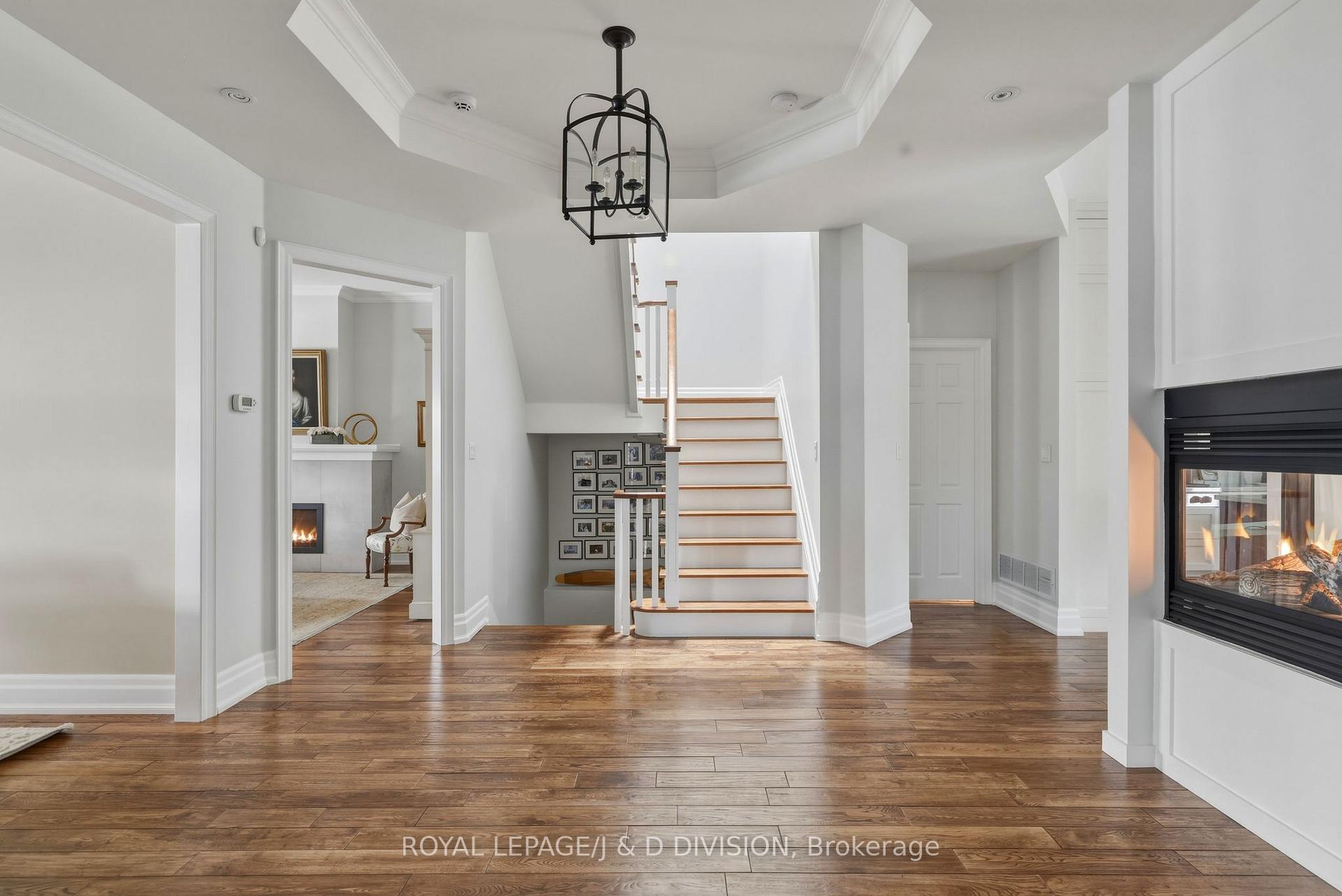 Beautiful Center Hall Entrance