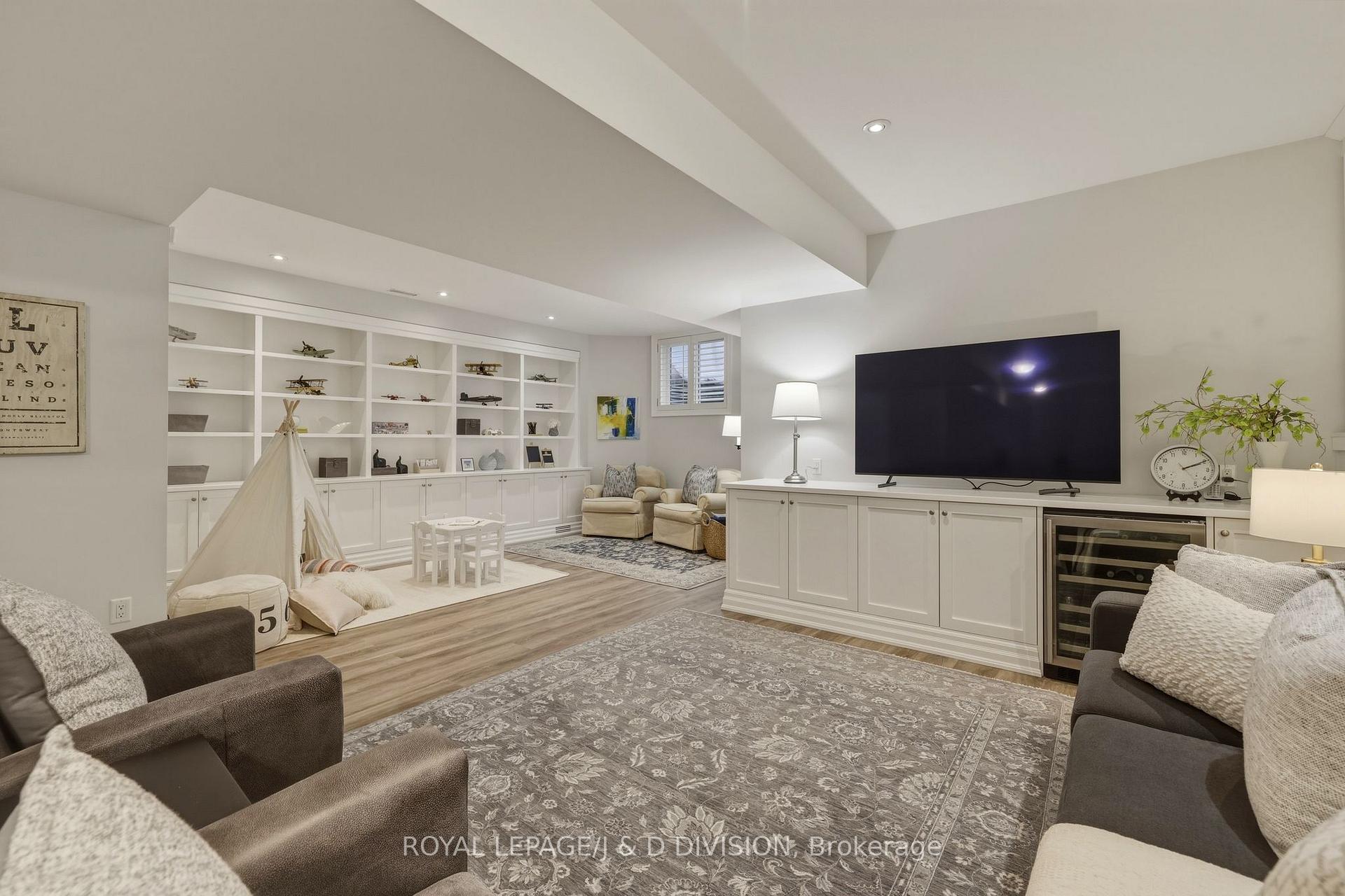 Open Concept lower level with access to Garage