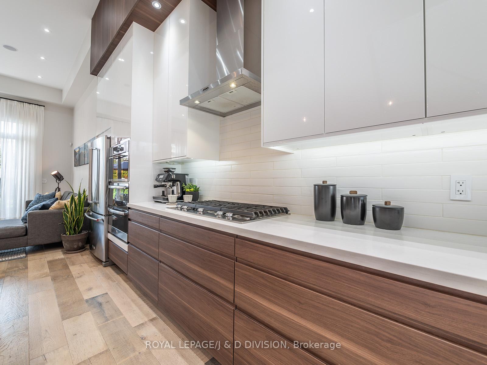 Gas Stove, Sleek Cabinetry