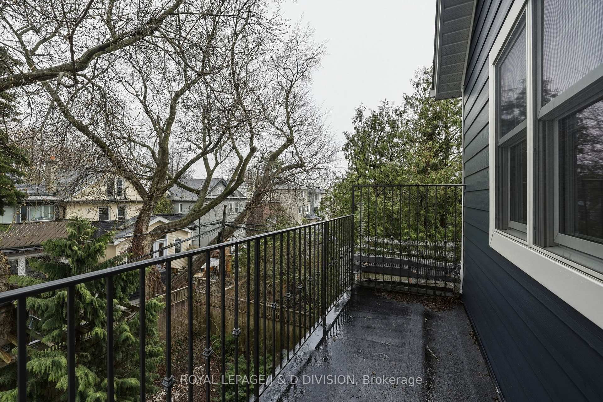 Private balcony off Primary