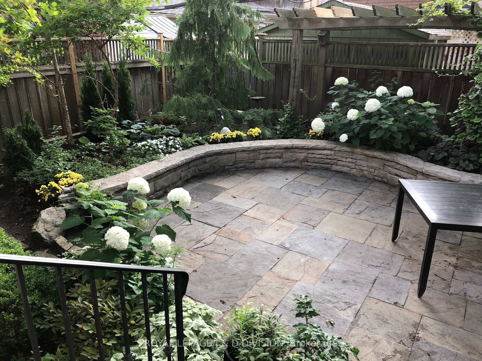 Back Patio in the summer