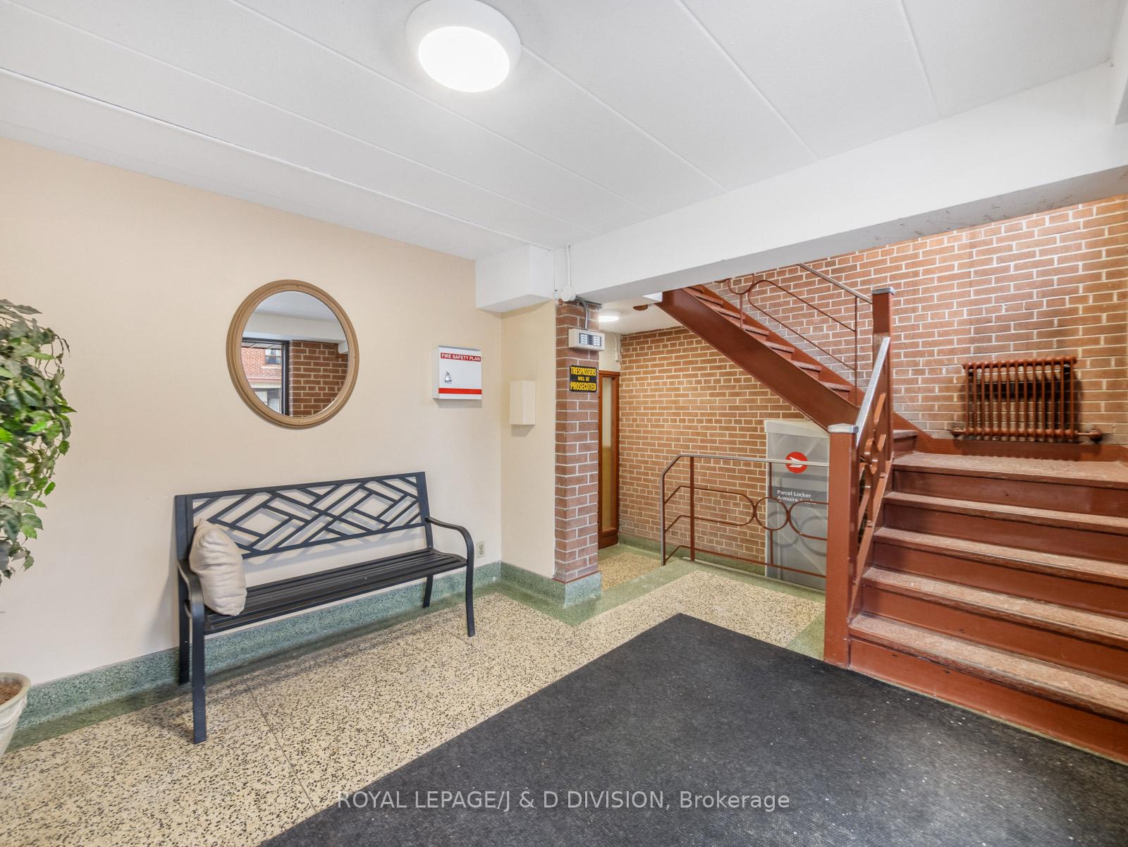 Stairs to upper levels
