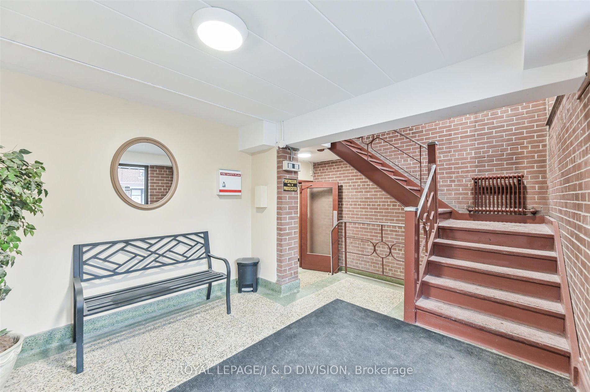 Stairs to upper units
