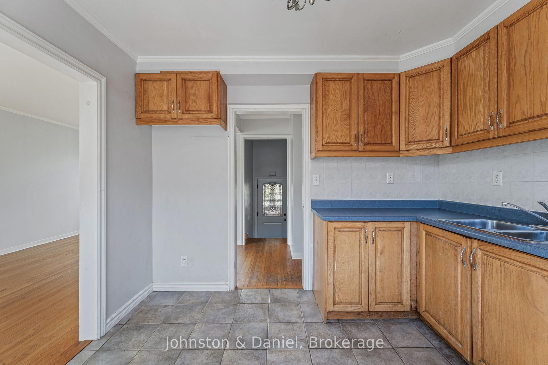 From kitchen looking to front hallway