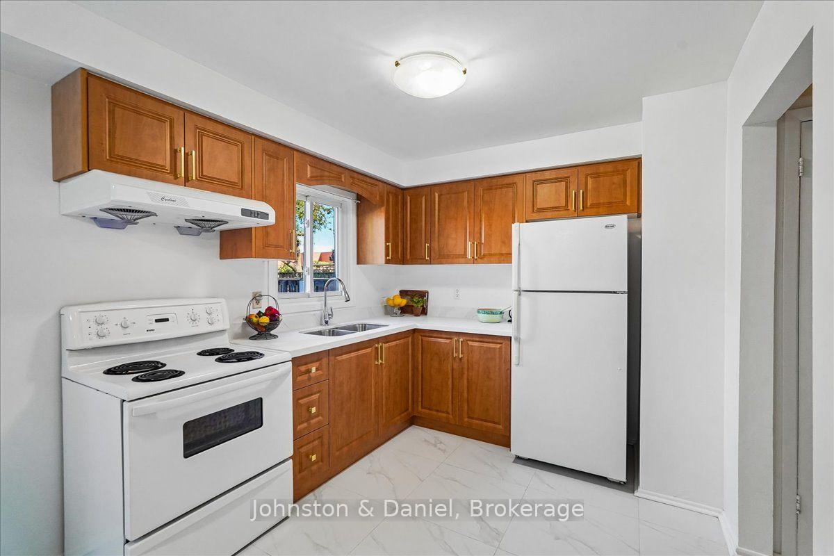 Renovated kitchen, stone counter