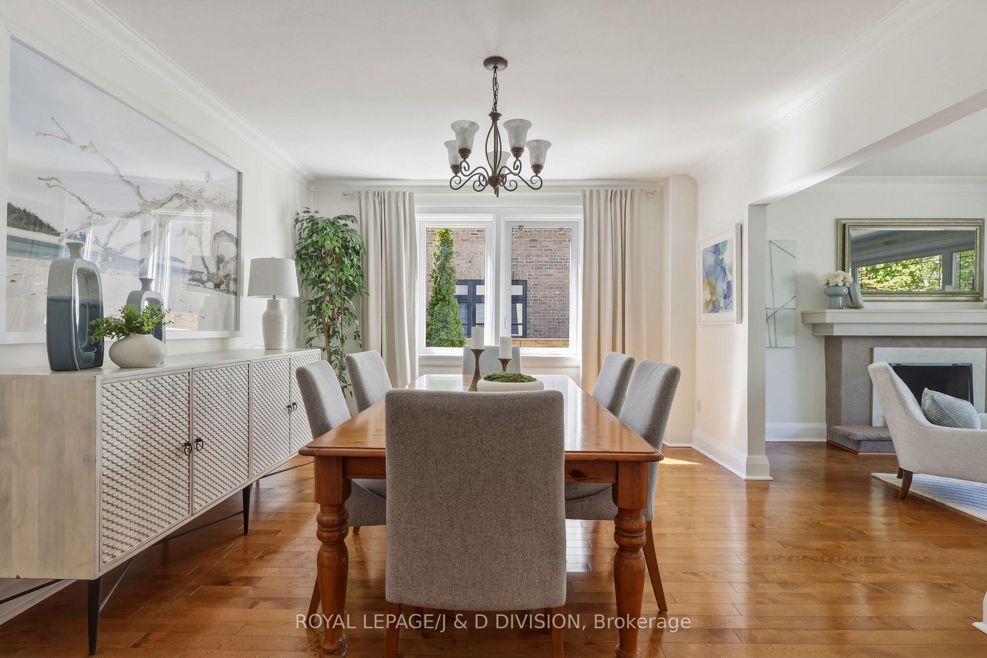 Dining Room with tons of light