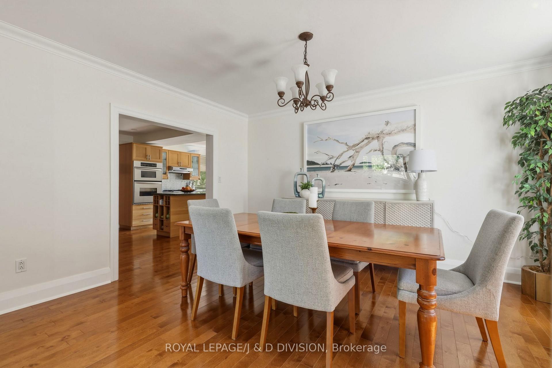 Dining Room w view to Kitchen