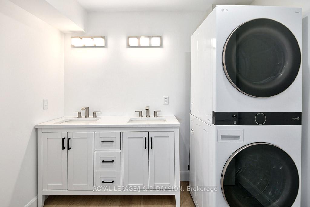 Lower Level: Bathroom w Laundry