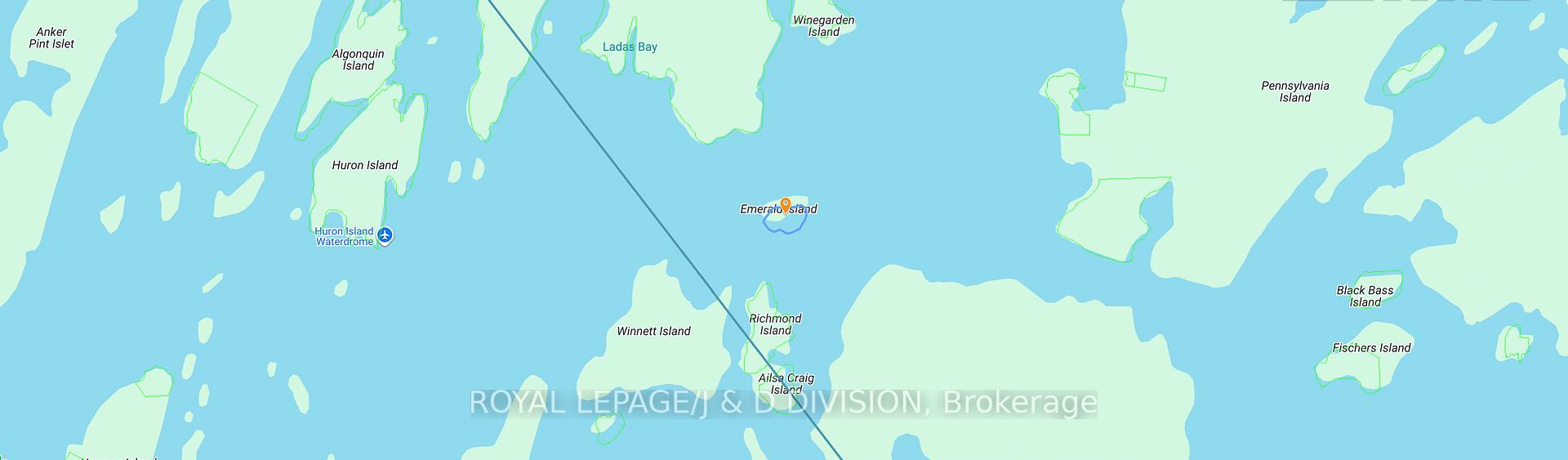 Emerald Island Location (close up)